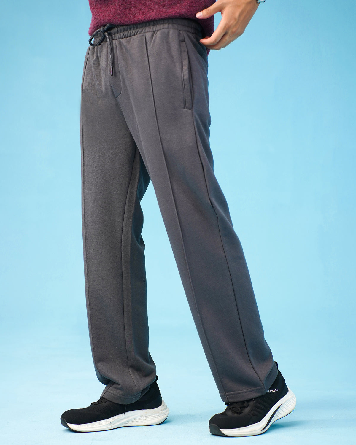 TERRY TAPERED GRAY TROUSER