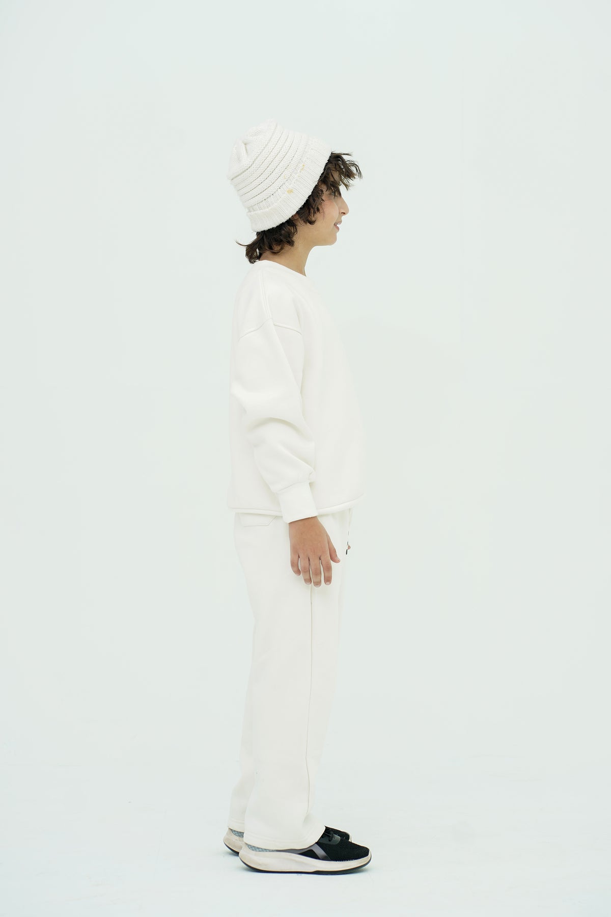 BOYS "REAL" OFF WHITE SWEATSHIRT Reality
