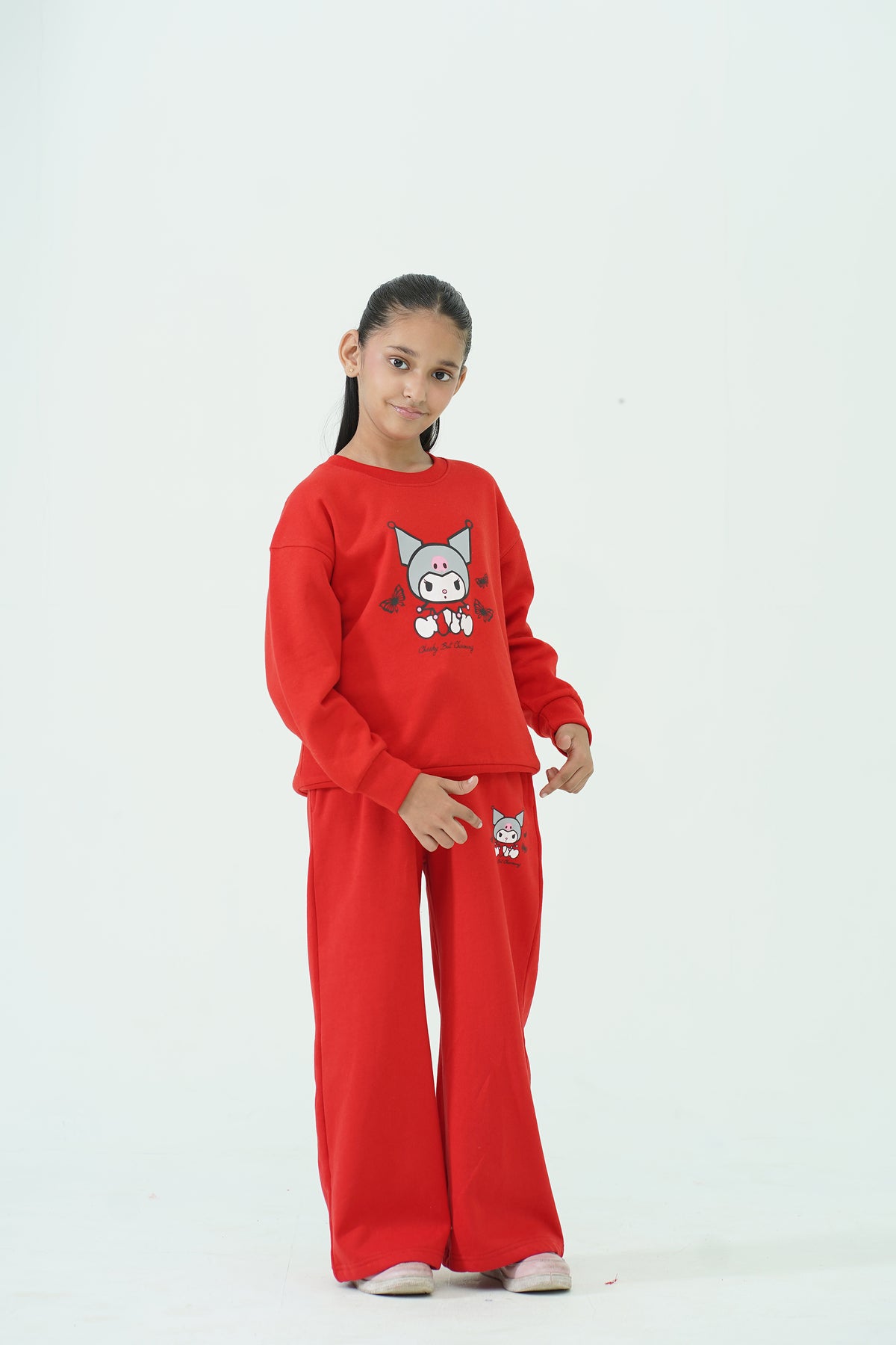 CHARMING GRAPHIC RED SWEATSHIRT REALITY