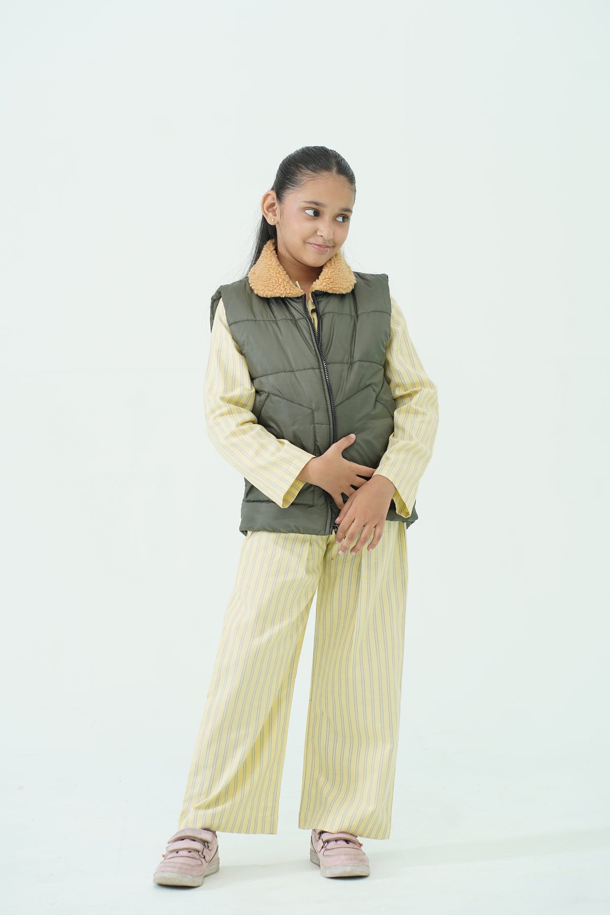 SLEEVE LEES PUFFER GREEN JACKET Reality