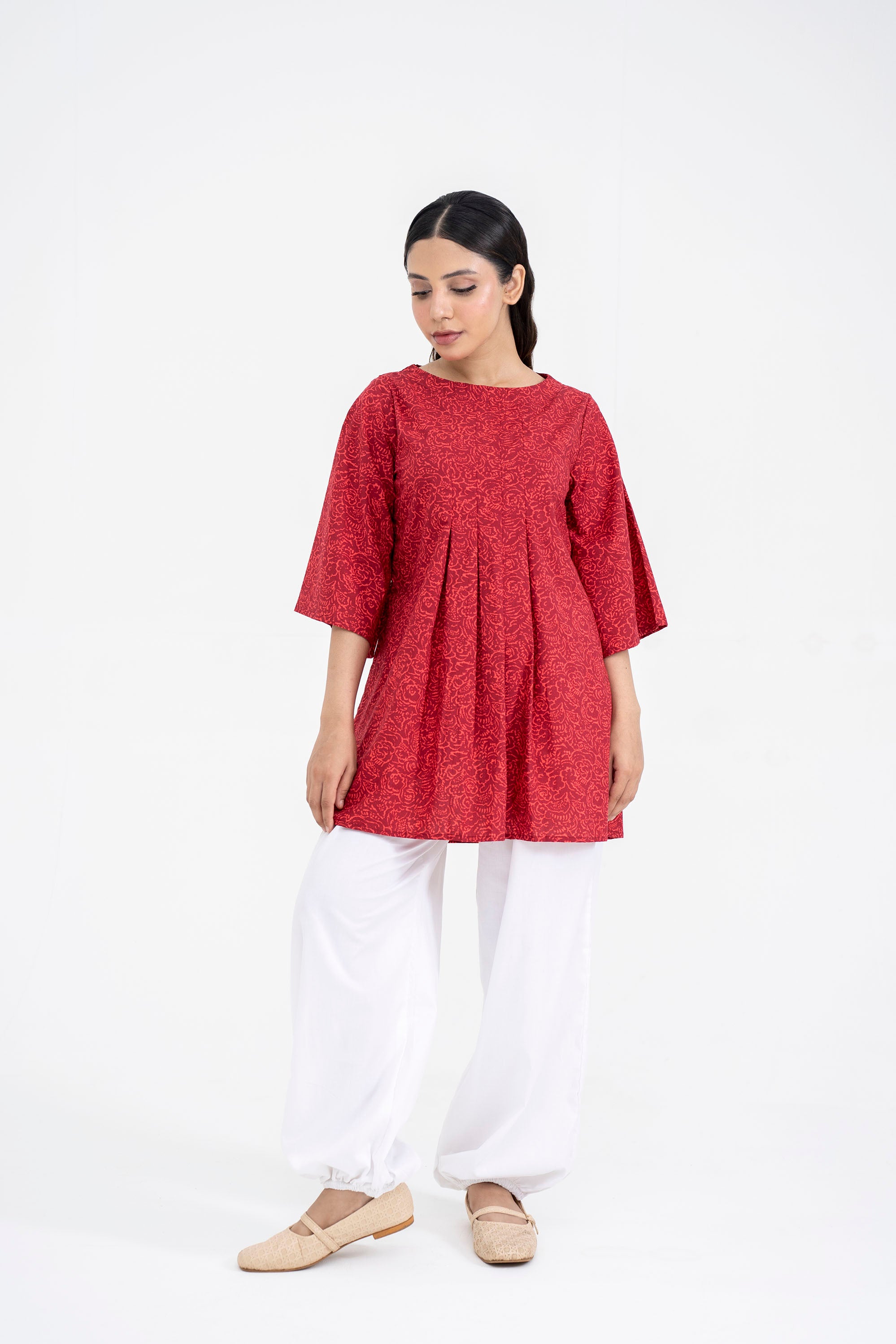 RED SCARLET SYMPHONY FROCK Reality
