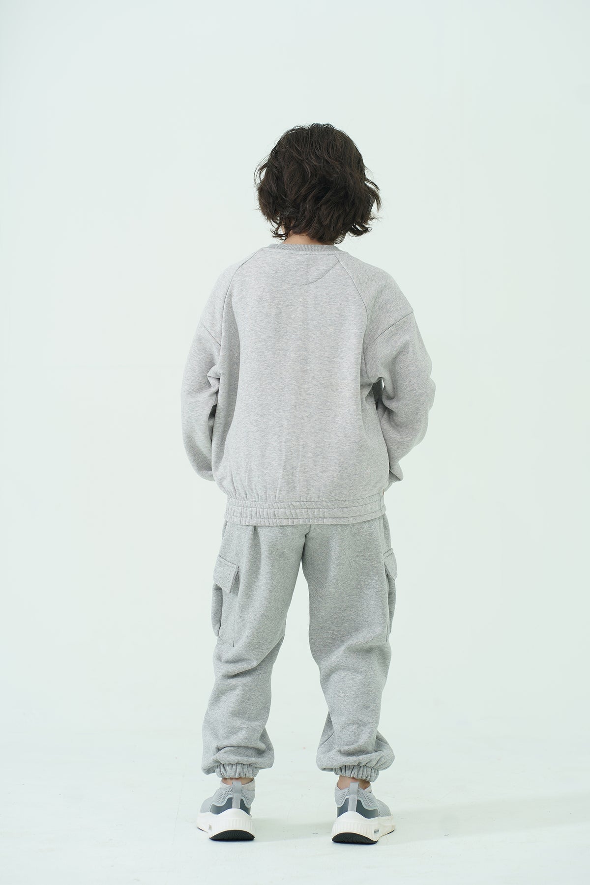DOUBLE POCKET GRAY SWEATSHIRT Reality