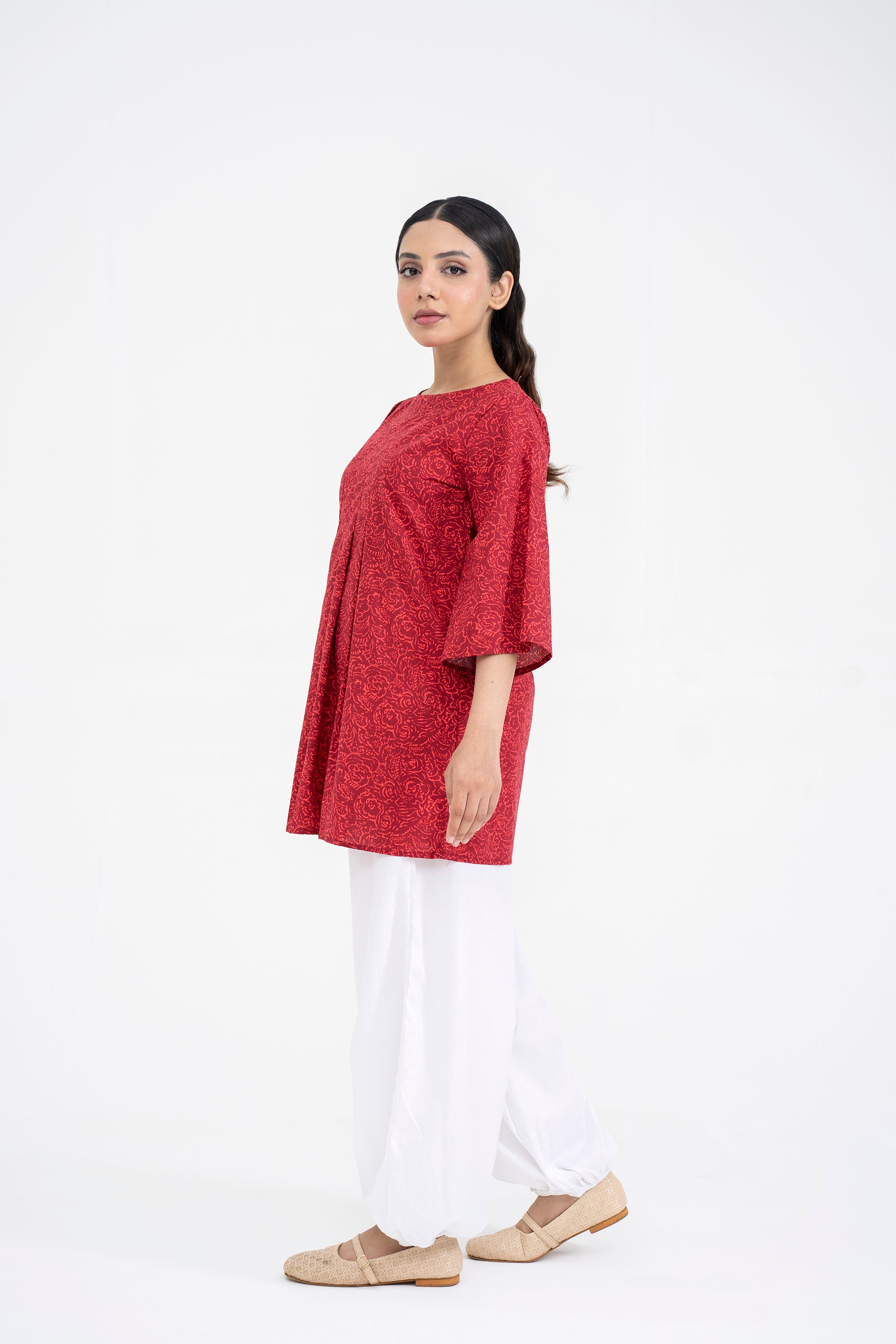 RED SCARLET SYMPHONY FROCK Reality