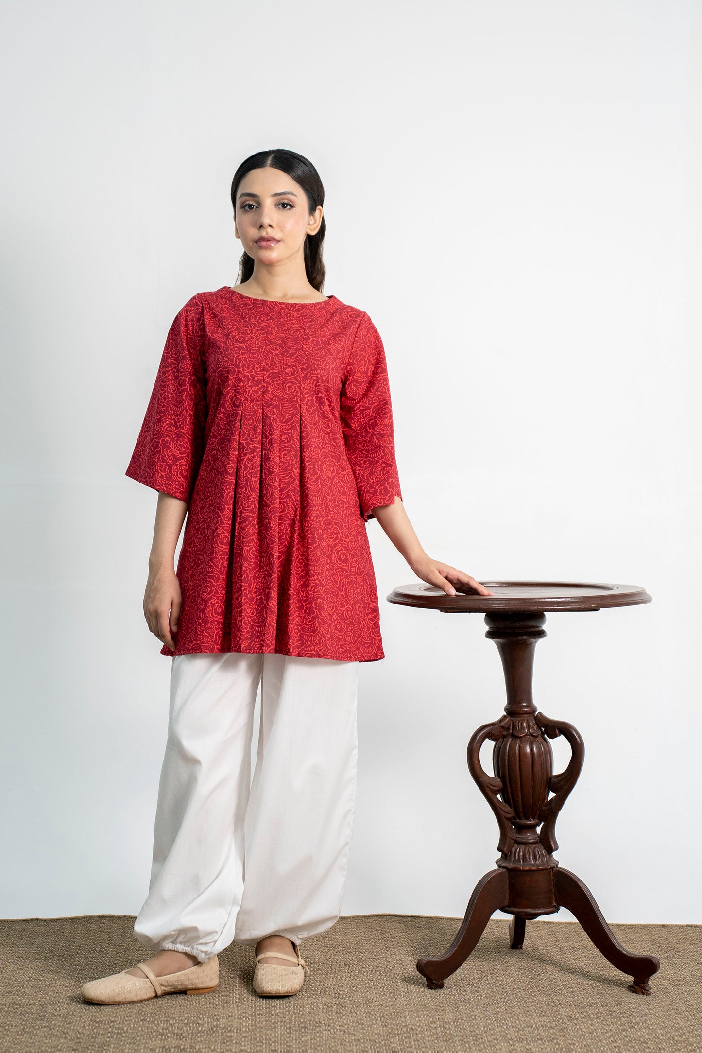RED SCARLET SYMPHONY FROCK Reality