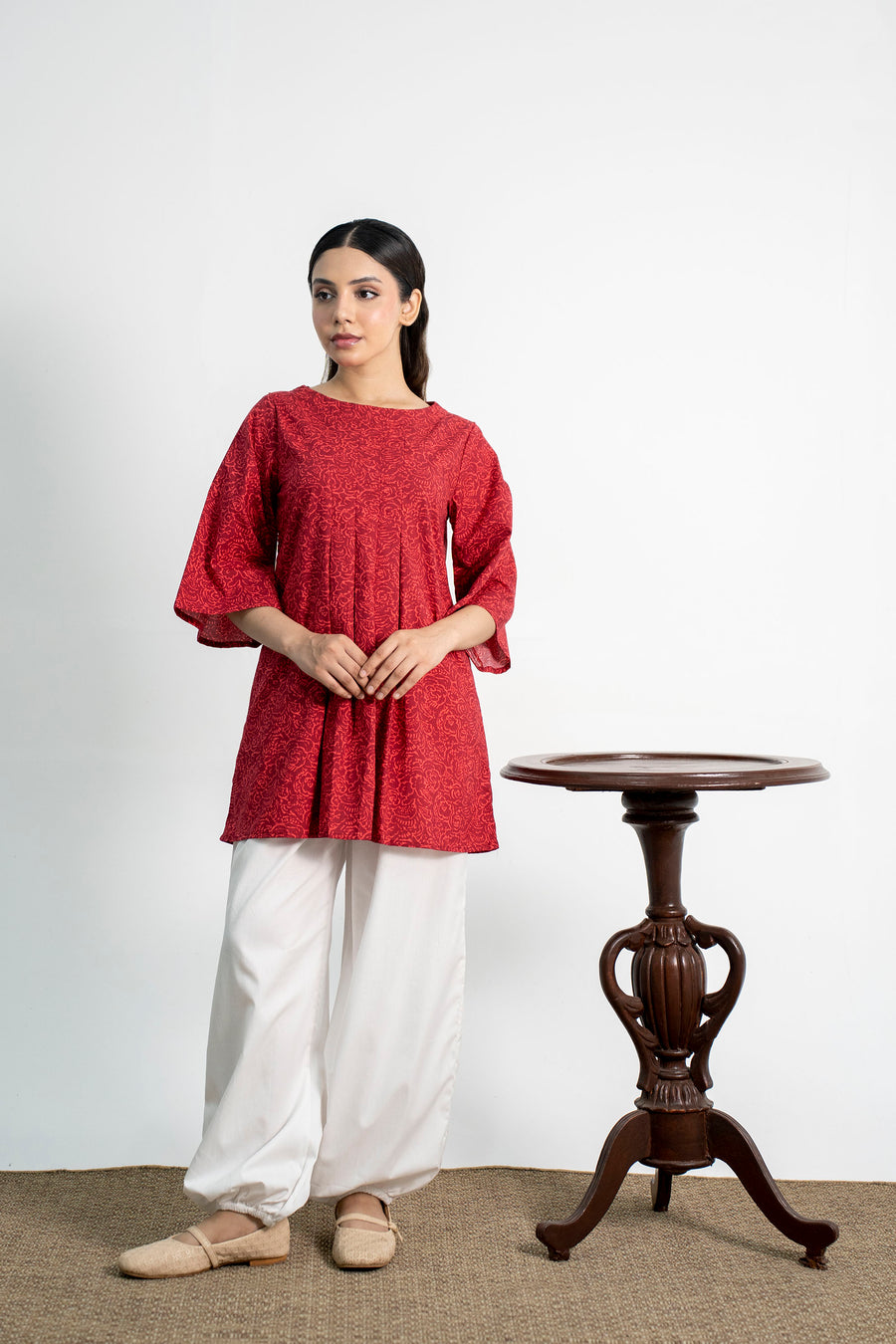 RED SCARLET SYMPHONY FROCK Reality