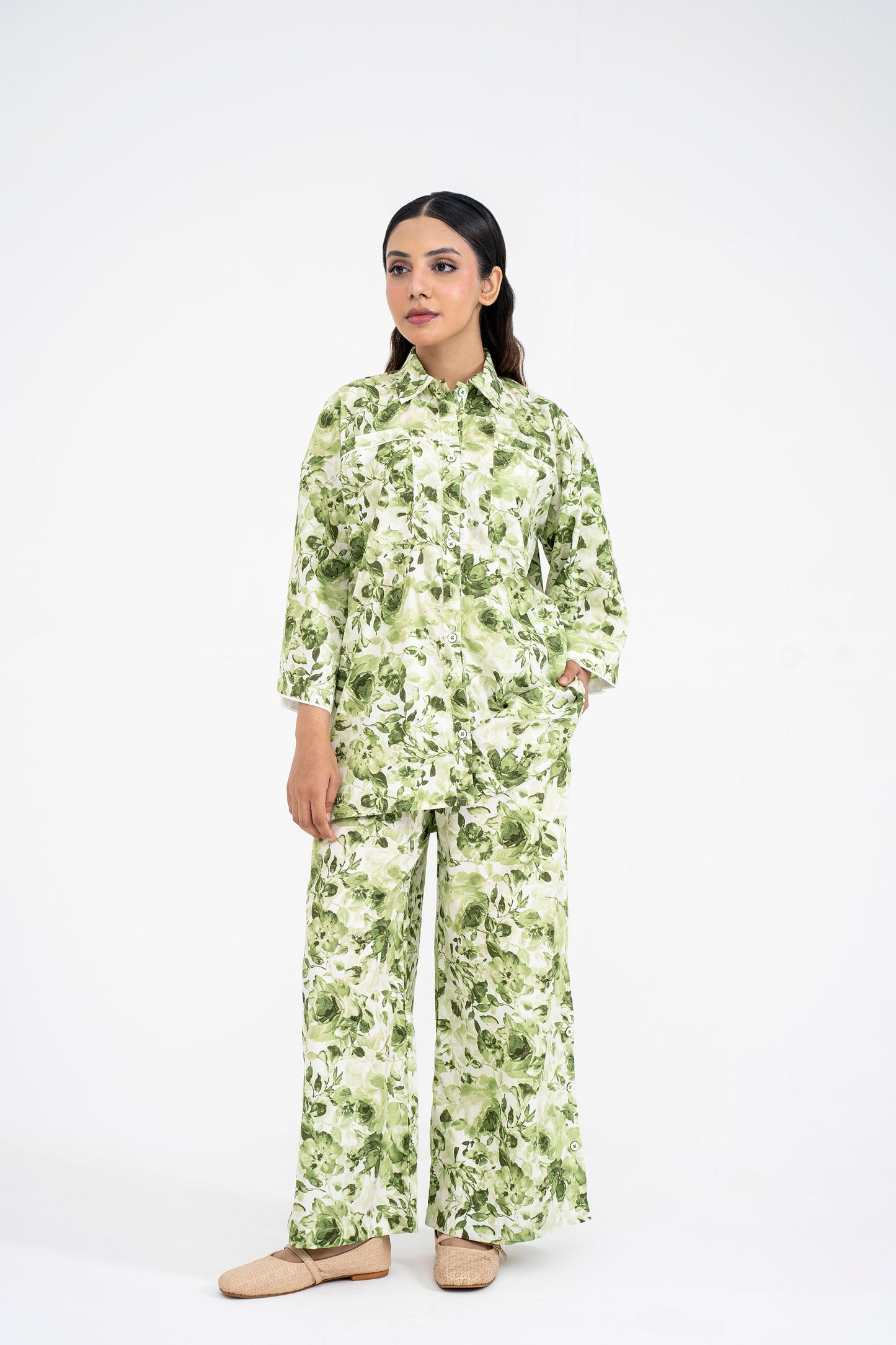 GREEN BREEZY CO-ORDS Reality