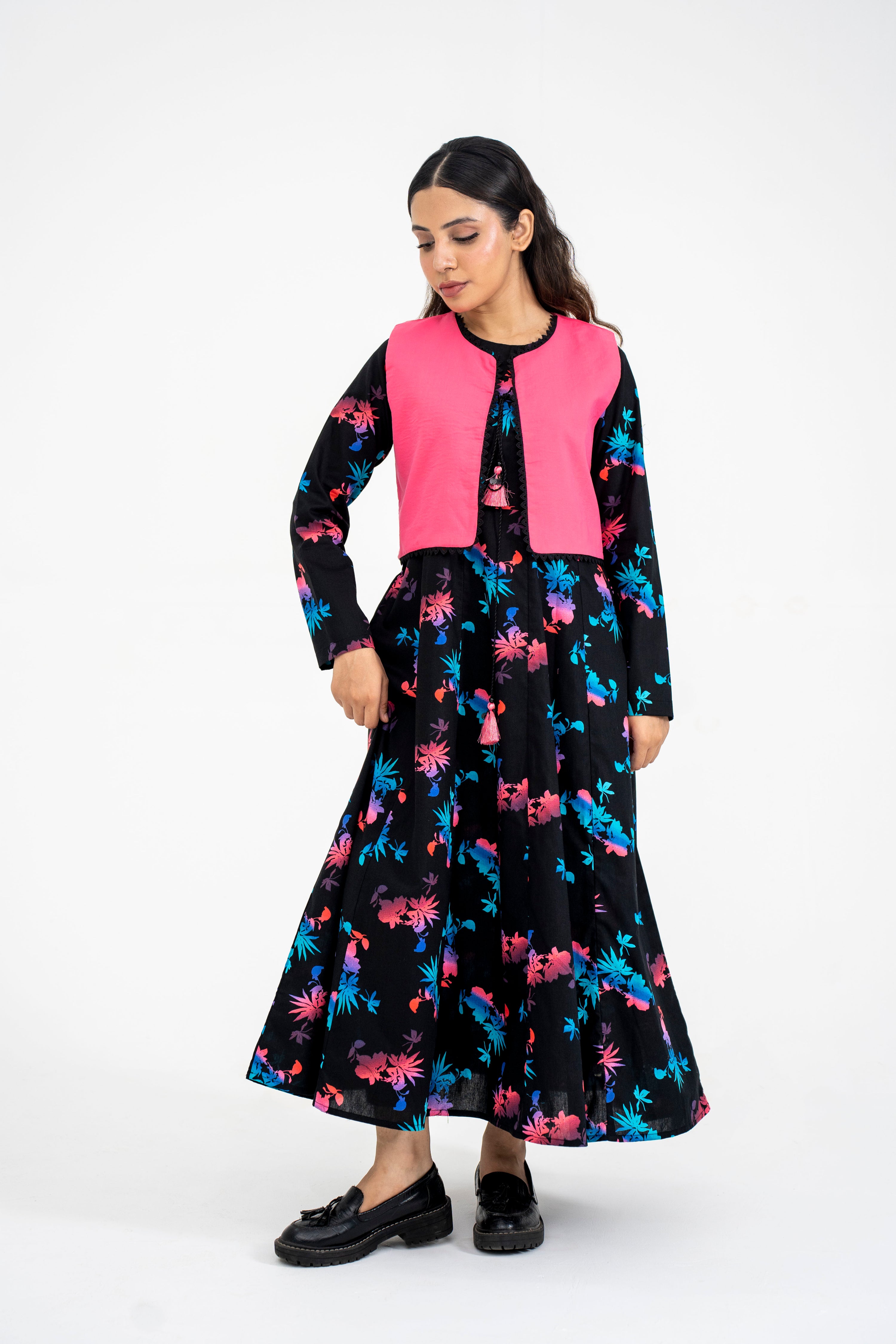 FLORAL PINK FROCK Reality