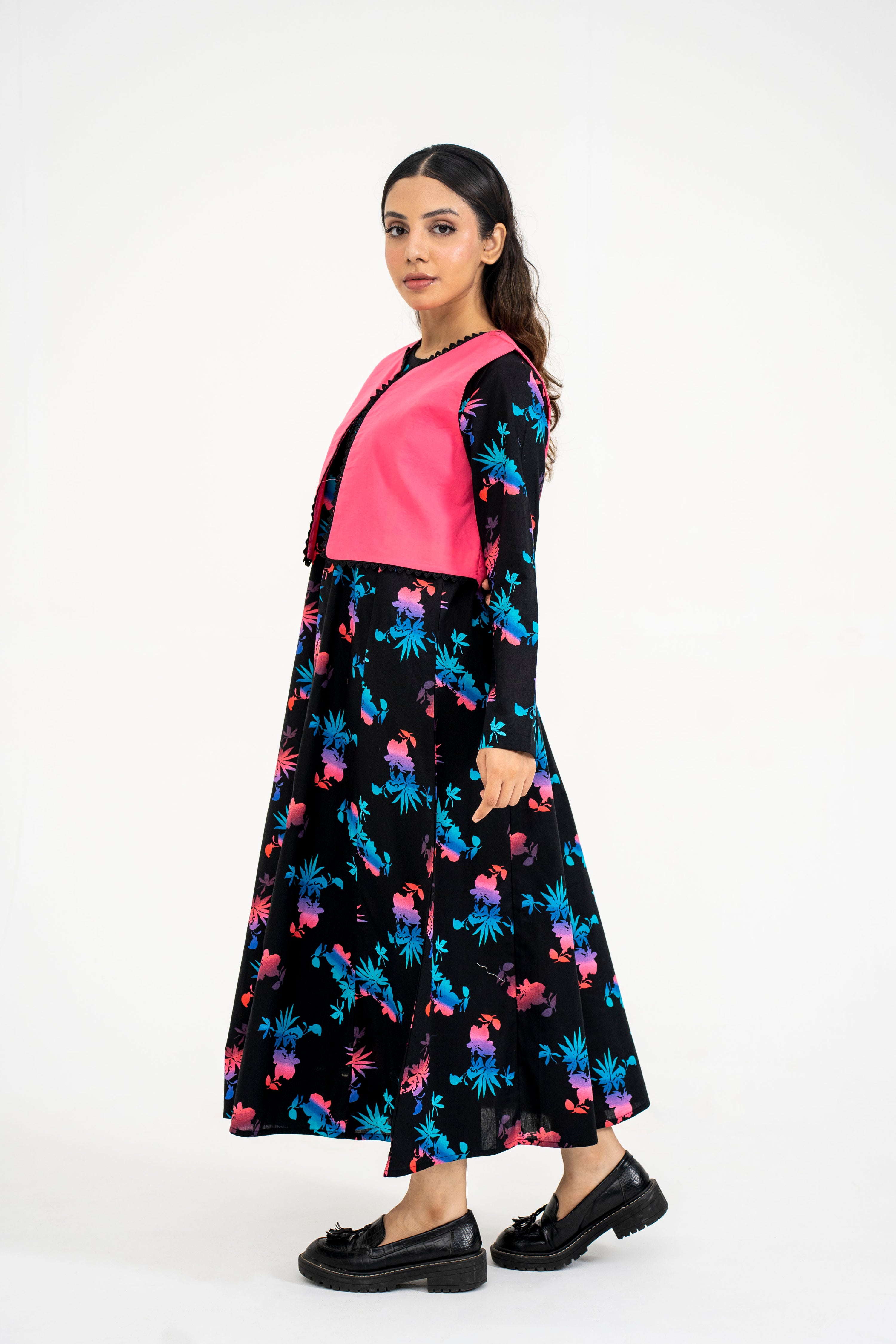 FLORAL PINK FROCK Reality