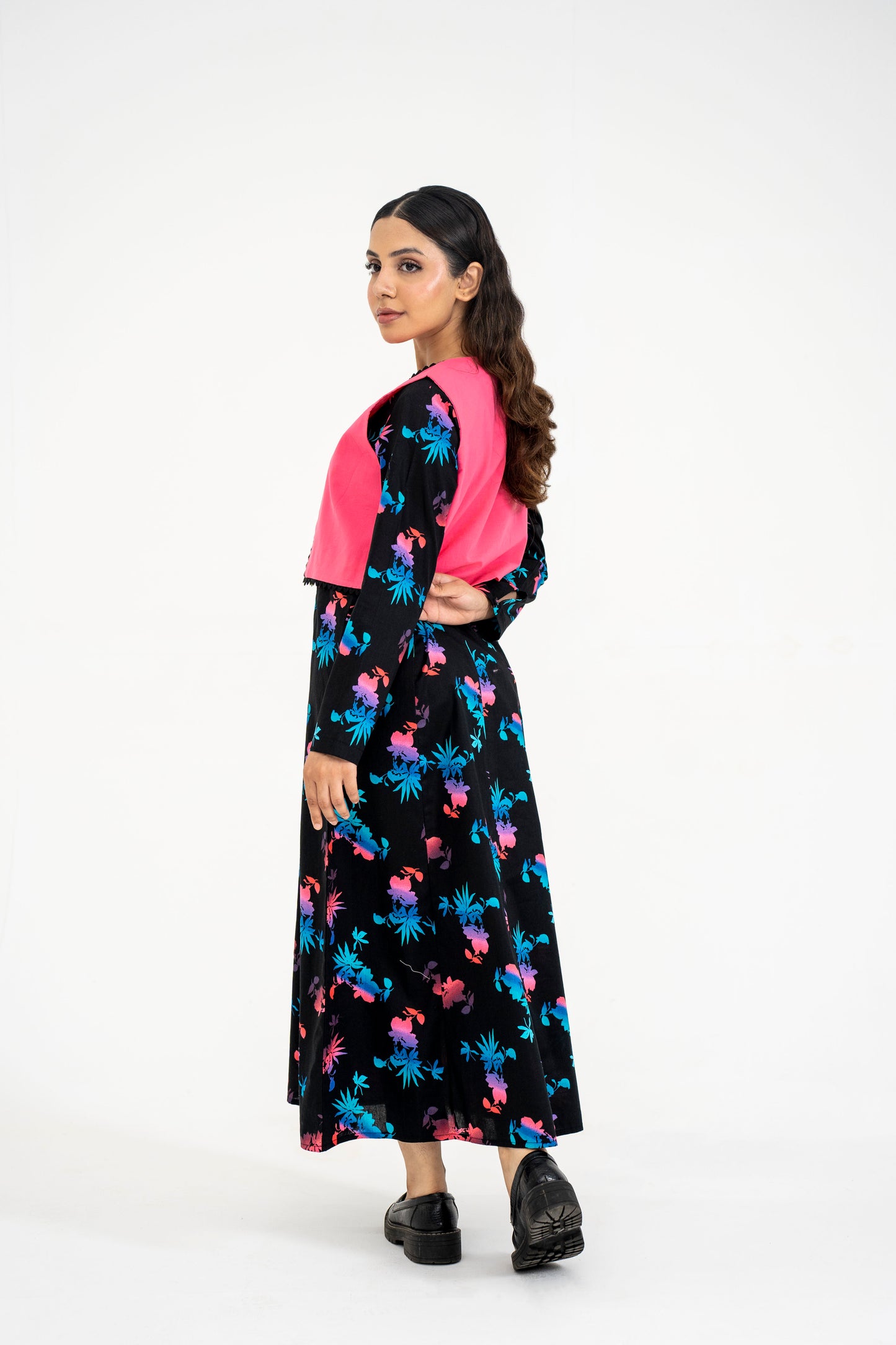FLORAL PINK FROCK Reality