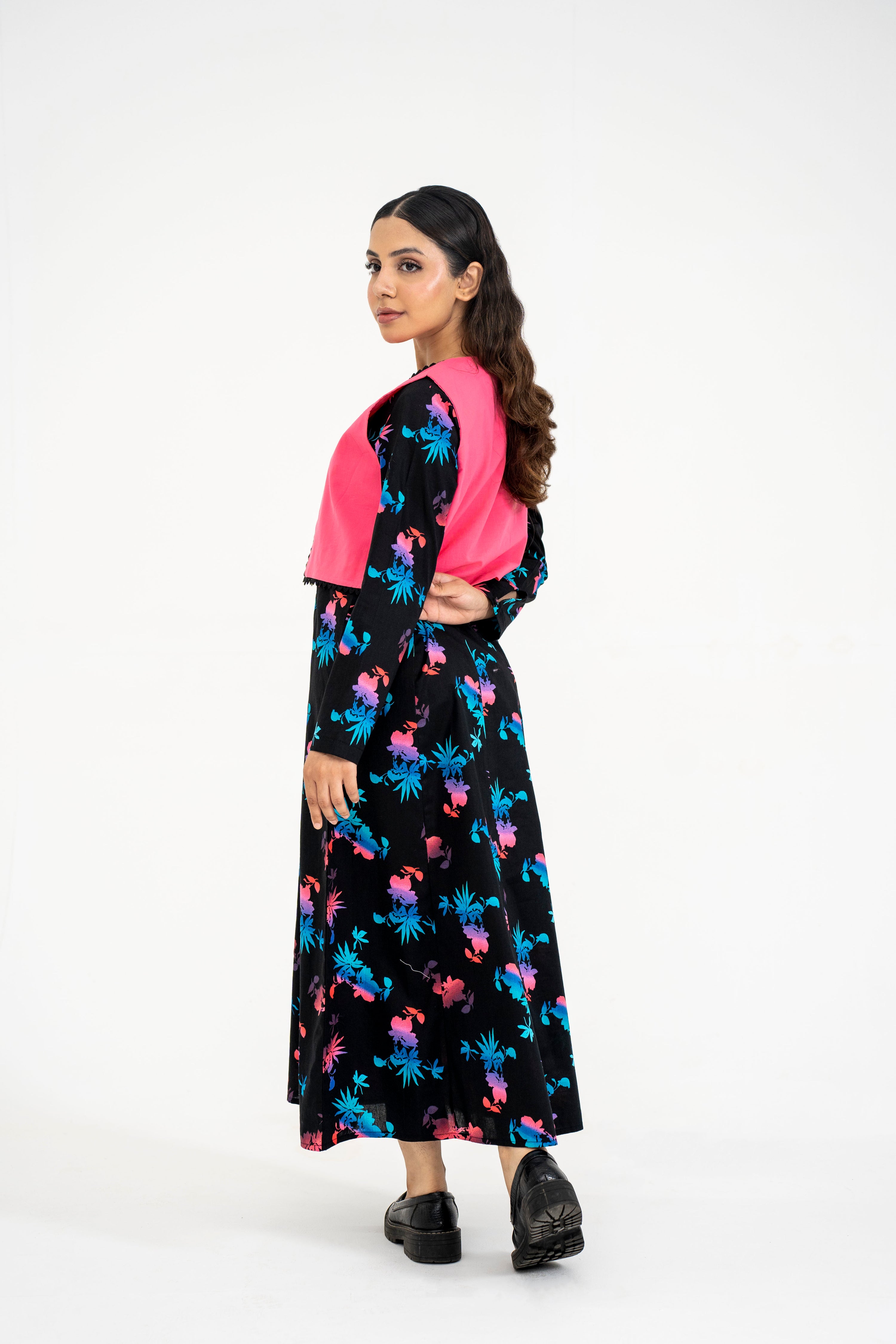 FLORAL PINK FROCK Reality