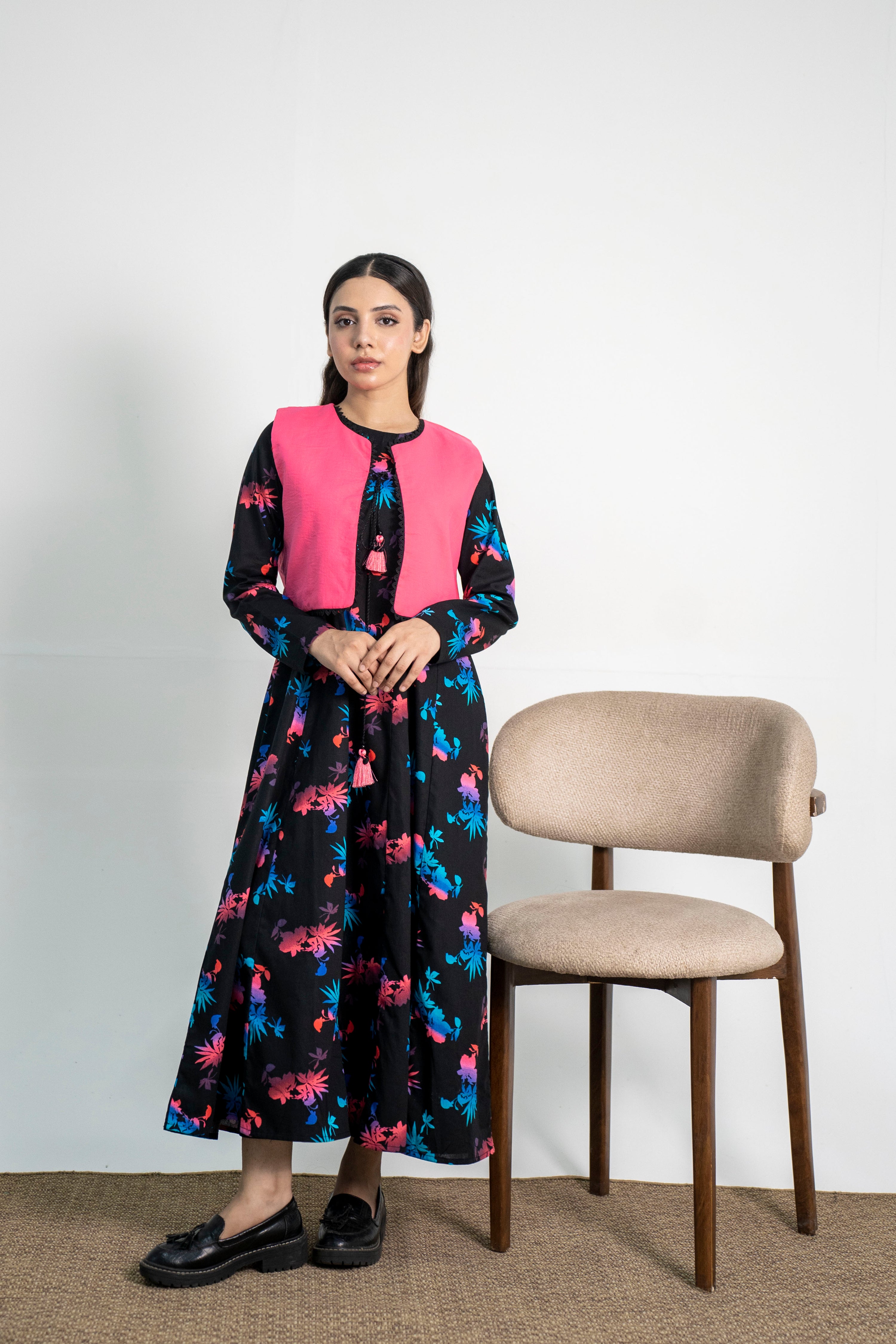 FLORAL PINK FROCK Reality