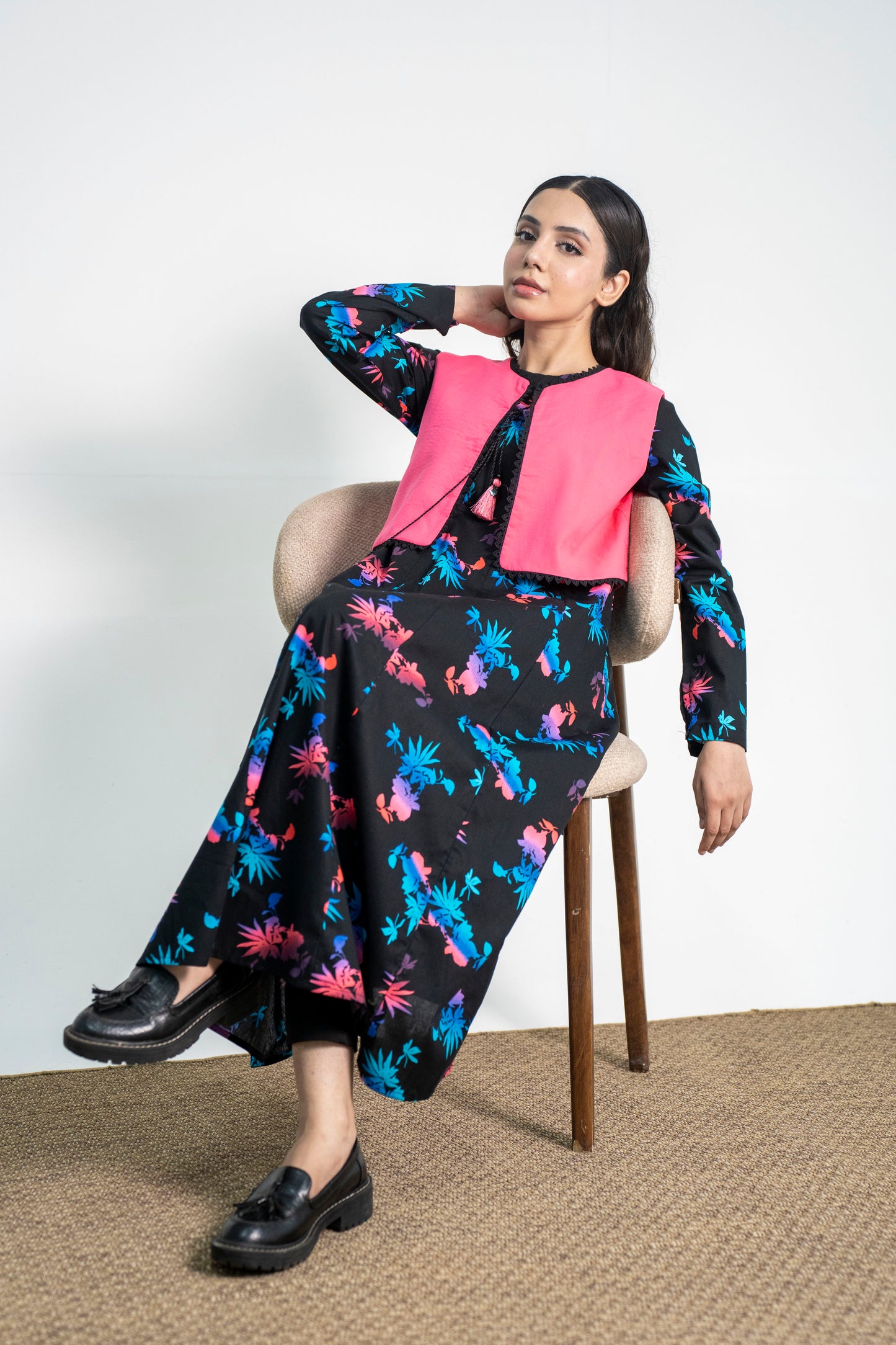 FLORAL PINK FROCK Reality