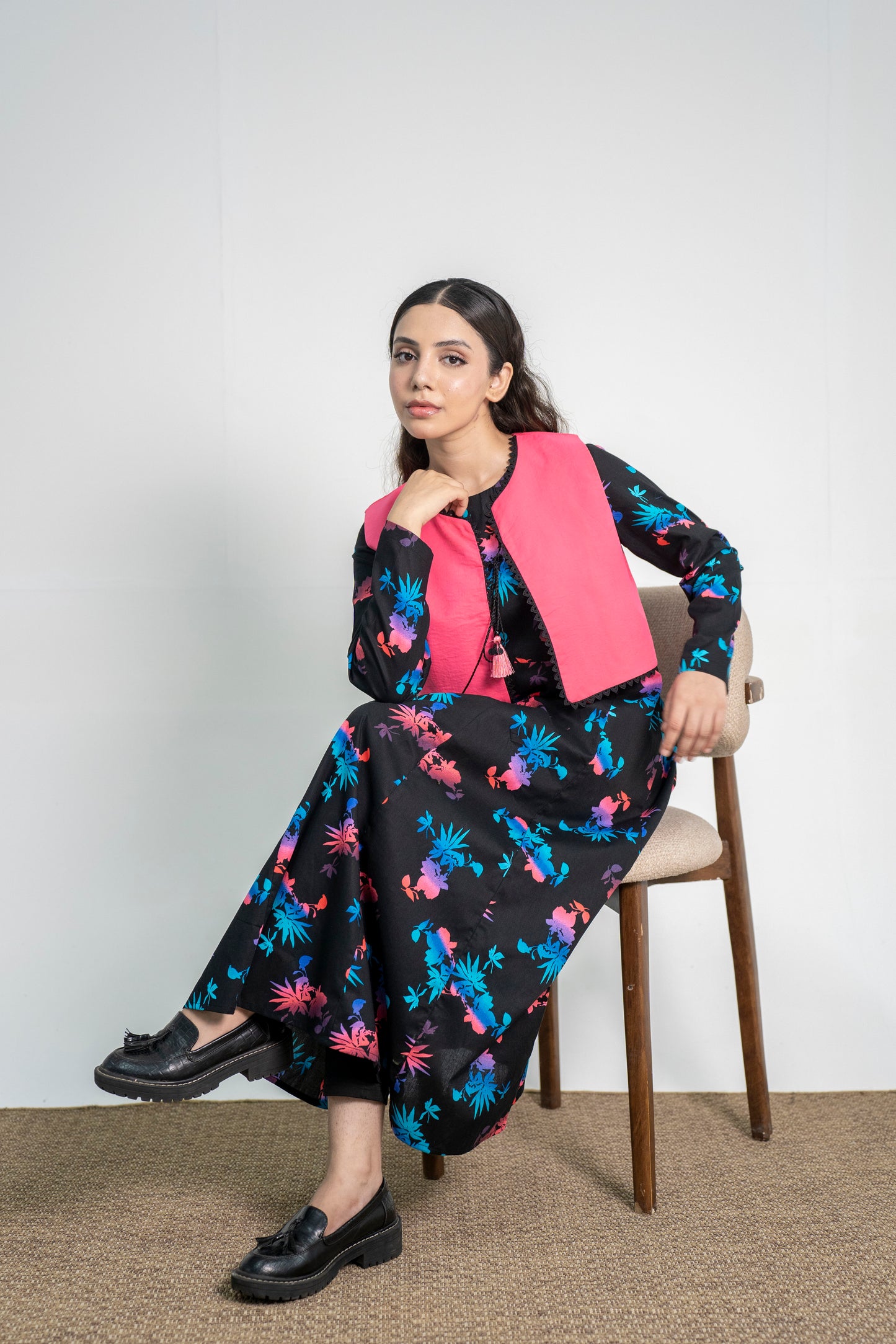 FLORAL PINK FROCK Reality