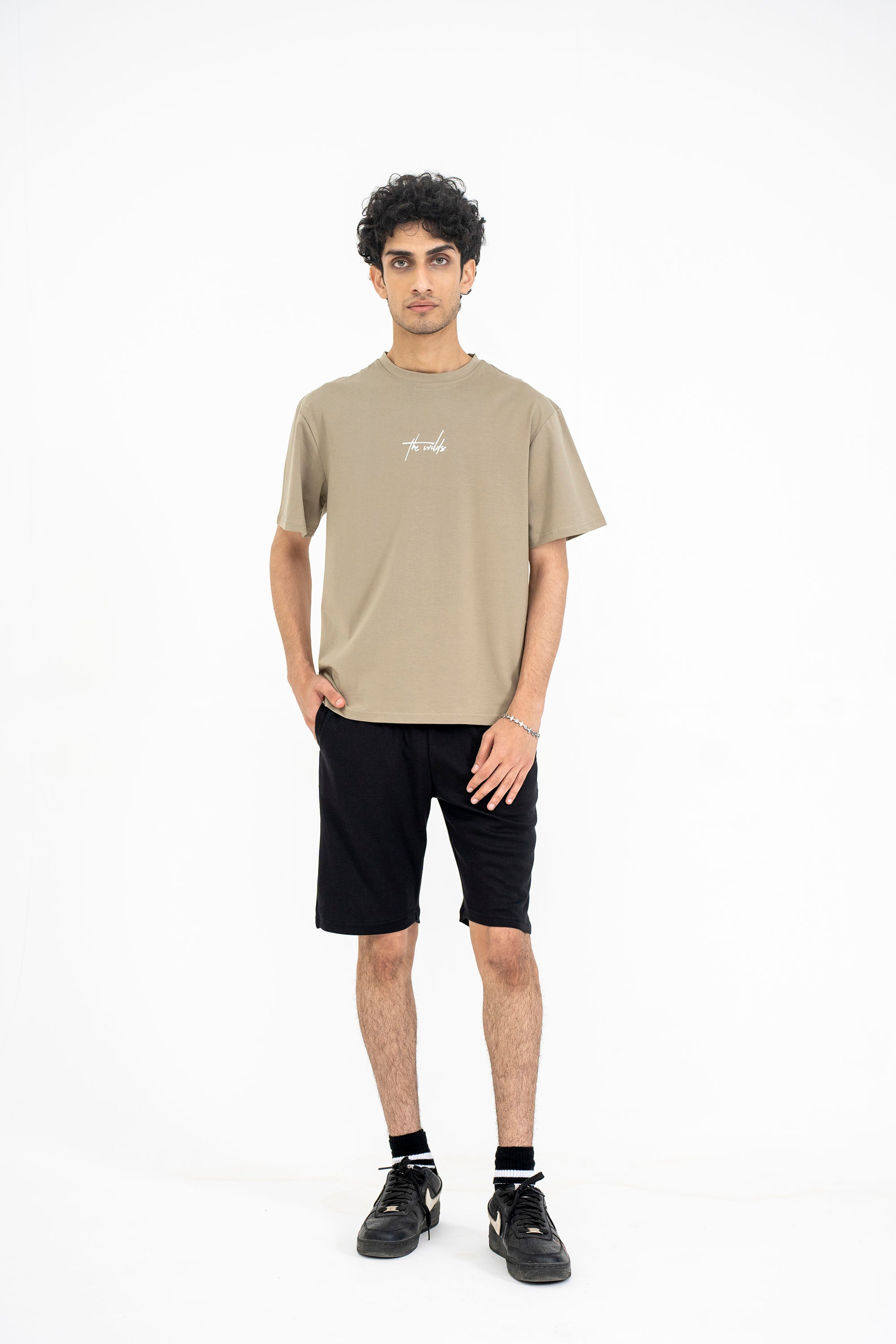 men THE WILD GRAPHIC LIGHT GREEN TEE Reality
