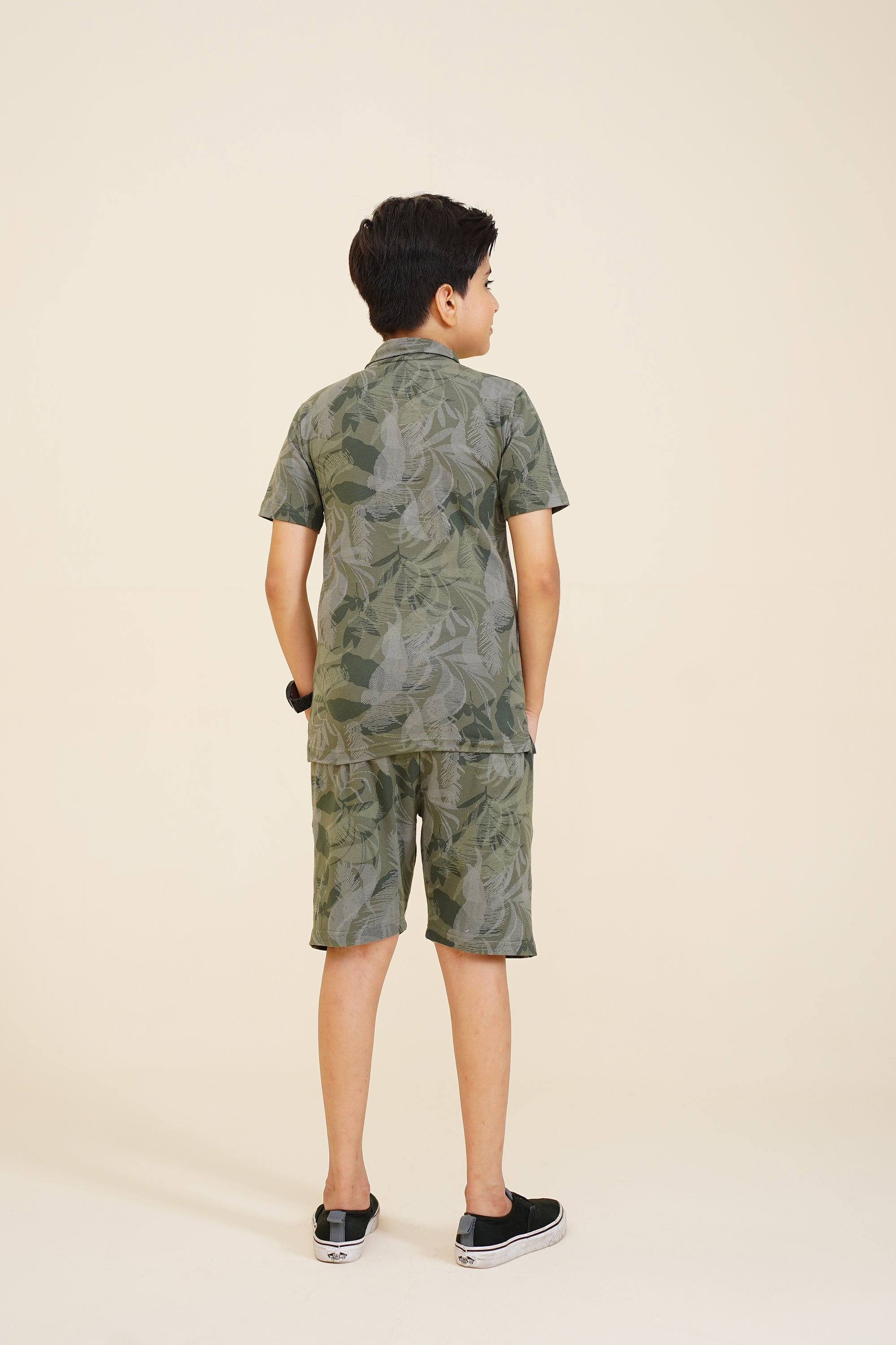 BOY PRINTED GREEN POLO Reality