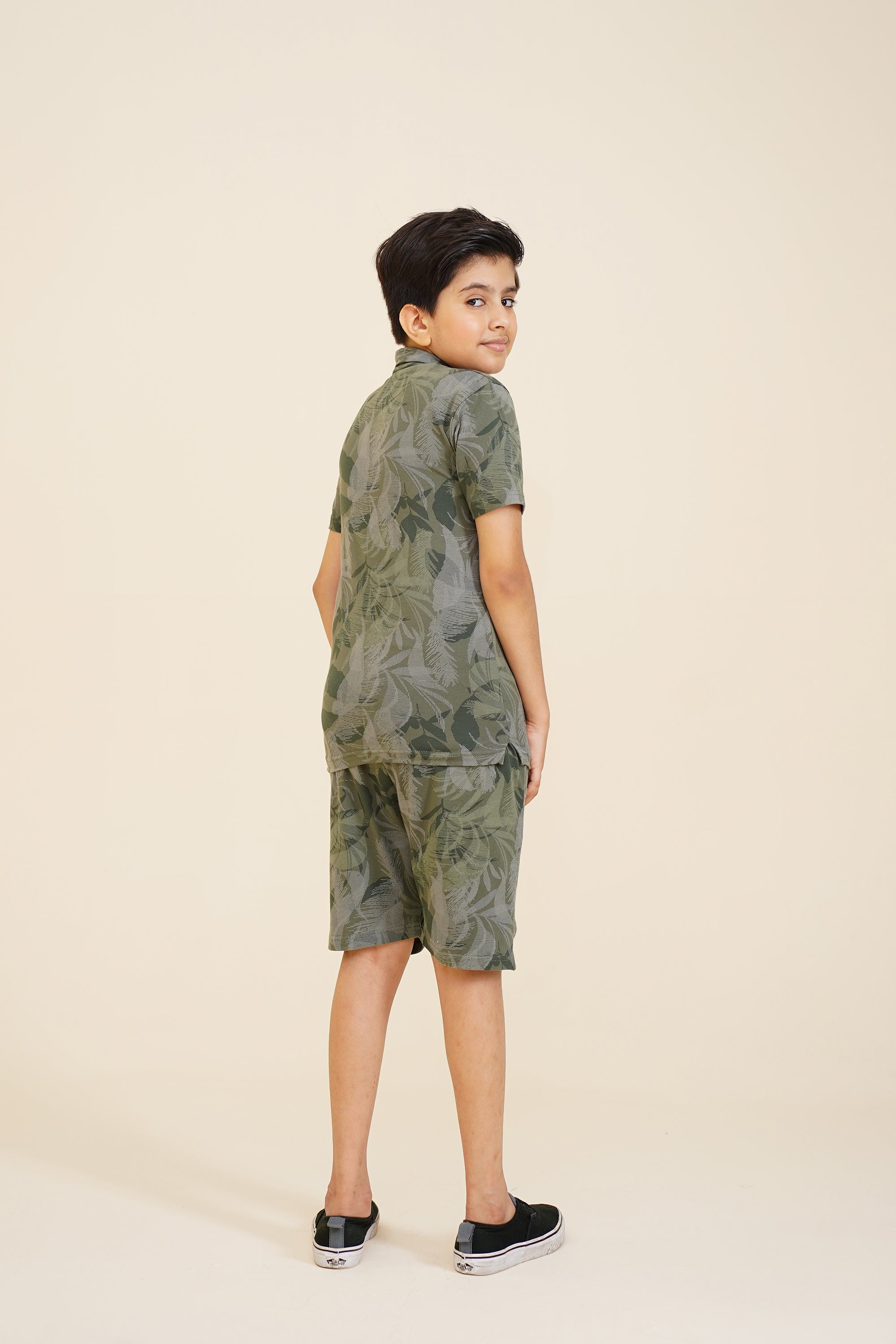 BOY PRINTED GREEN POLO Reality