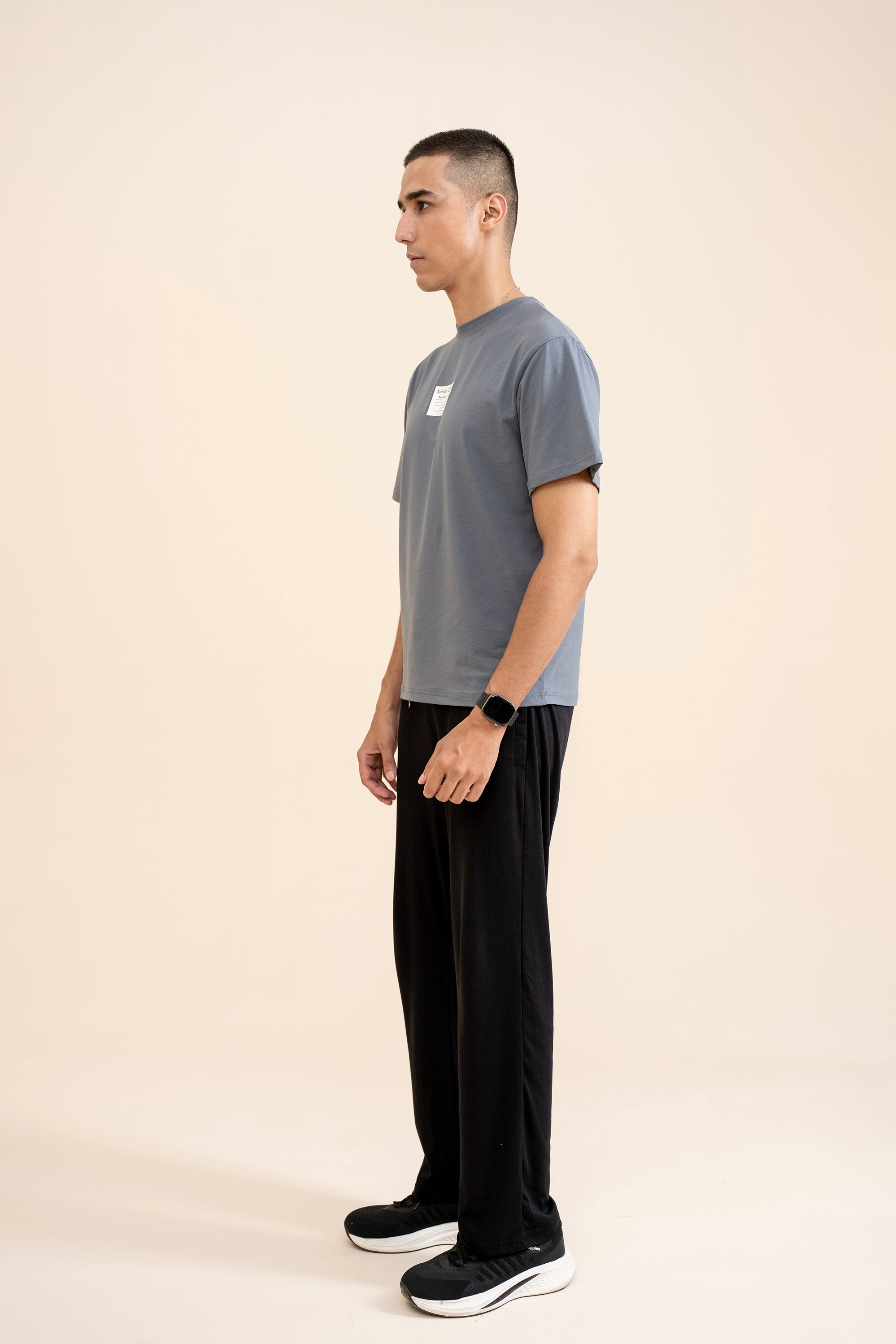 men KAI-ZEN GRAPHIC GRAY TEE Reality