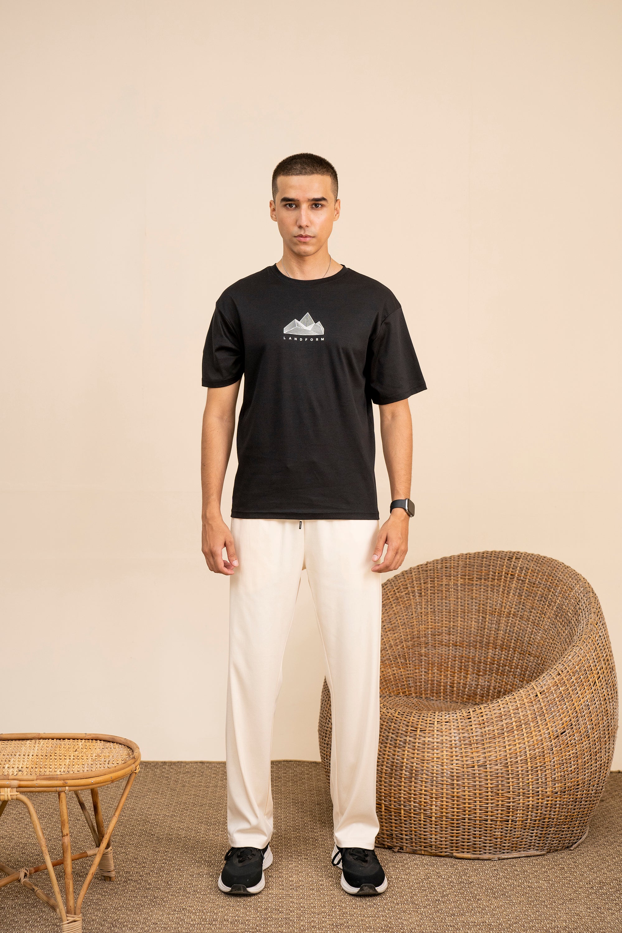 JET BALCK LYCRA JERSEY TEE Reality