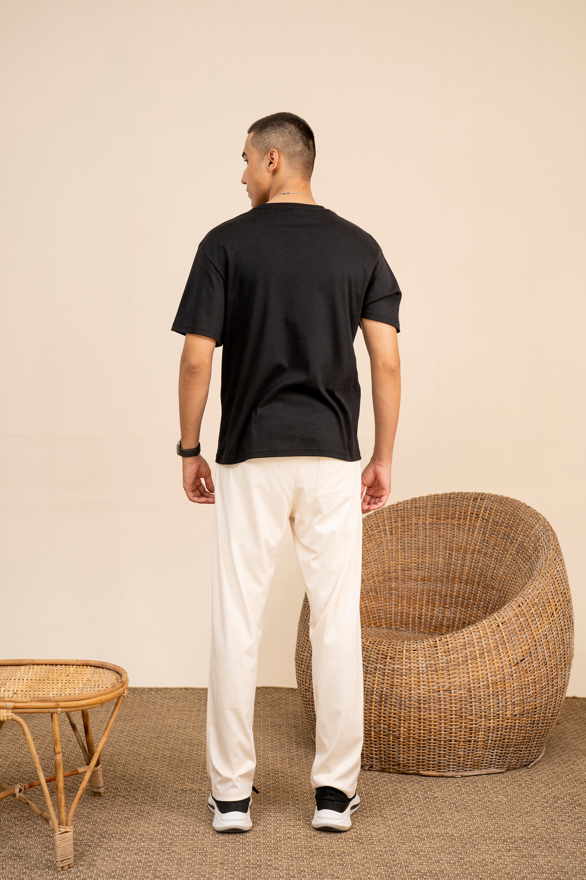 JET BALCK LYCRA JERSEY TEE Reality