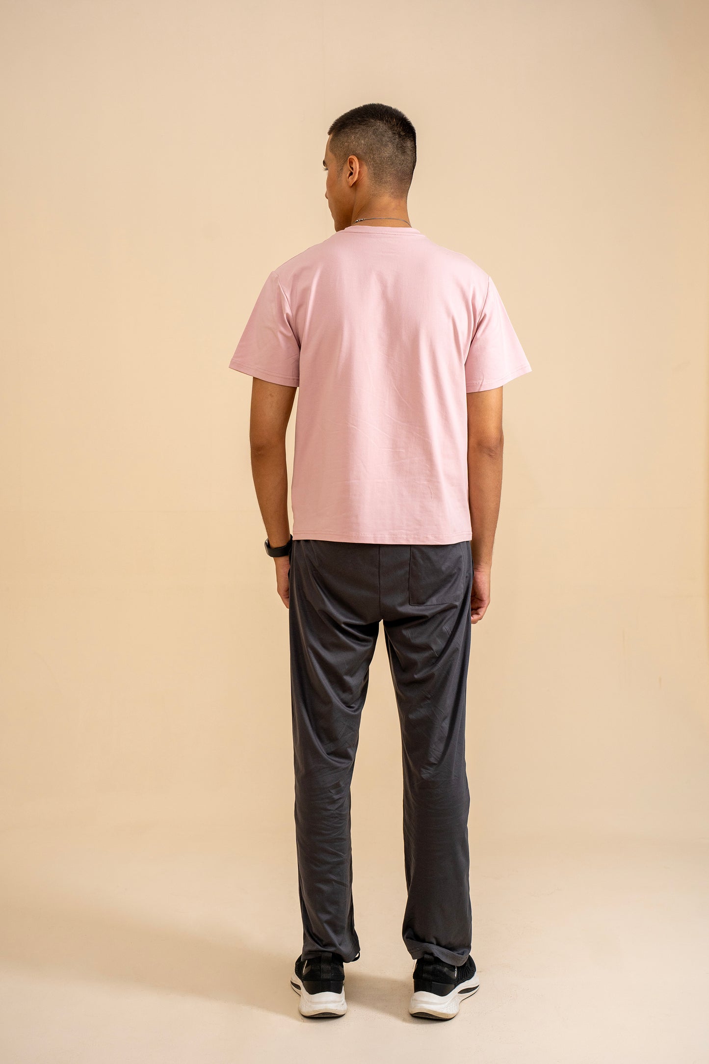 PINK LYCRA JERSEY MOTO GRAPHIC TEE Reality