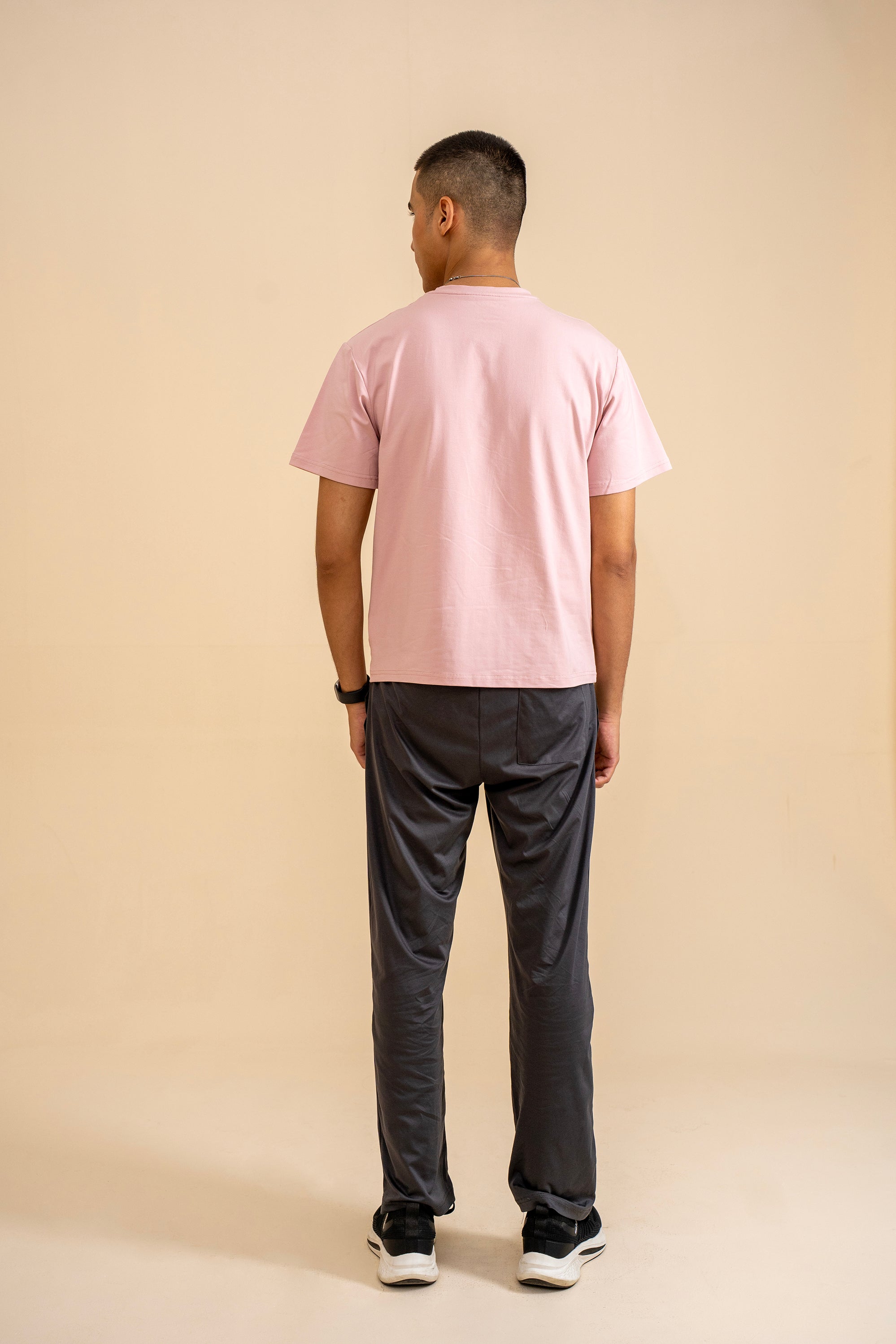 PINK LYCRA JERSEY MOTO GRAPHIC TEE Reality