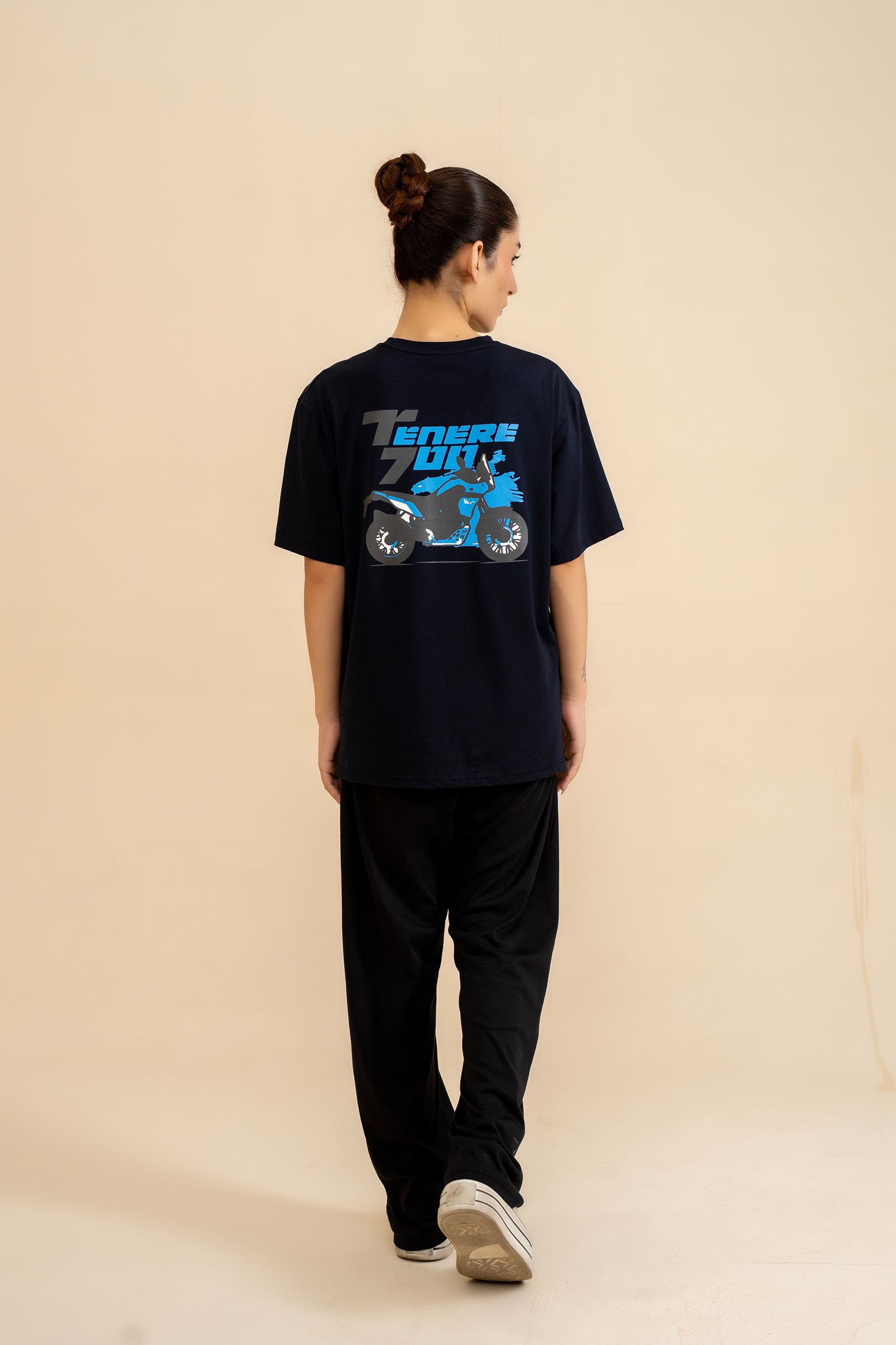 BALCK LYCRA JERSEY TEE Reality