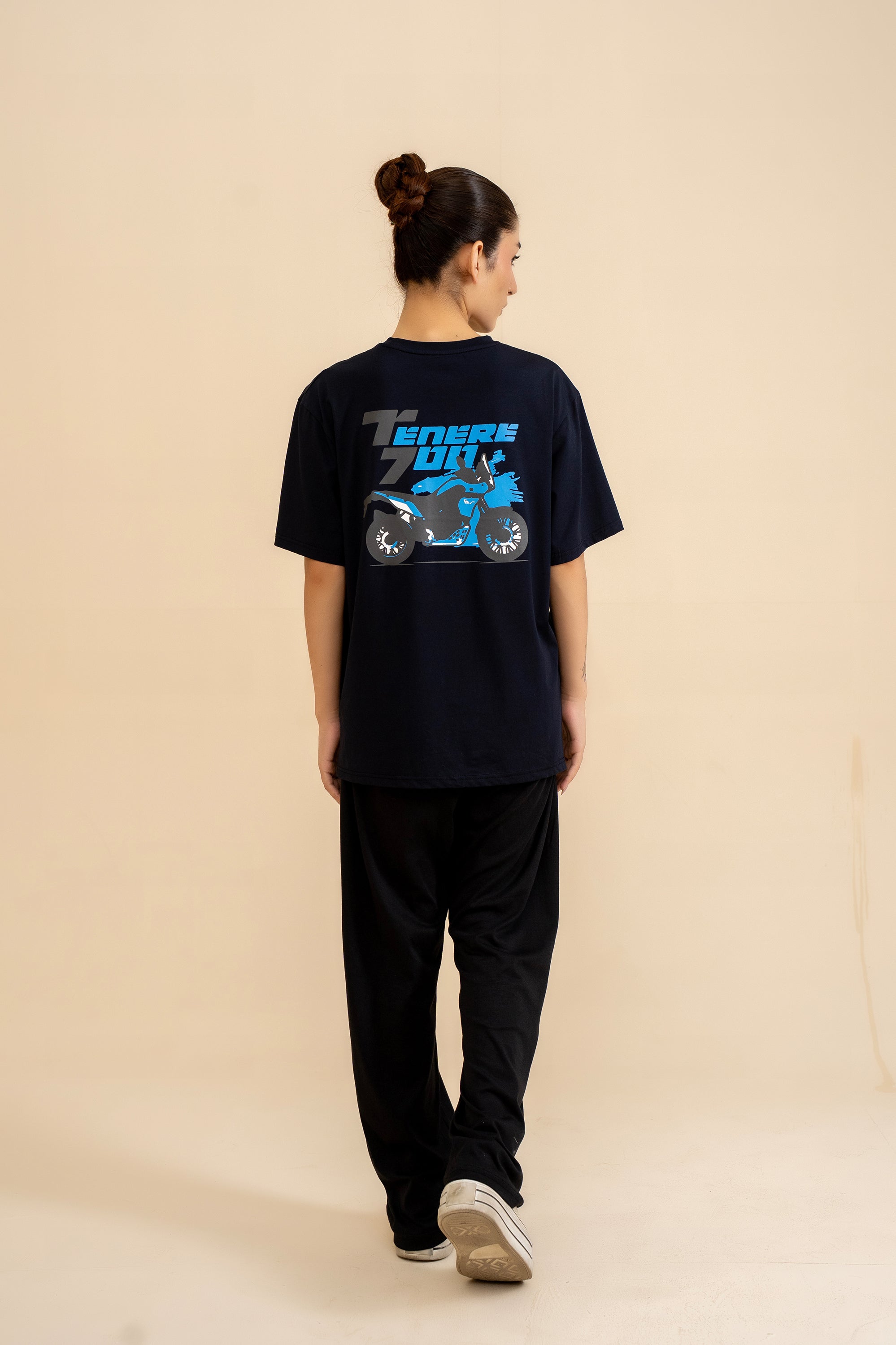 BALCK LYCRA JERSEY TEE Reality