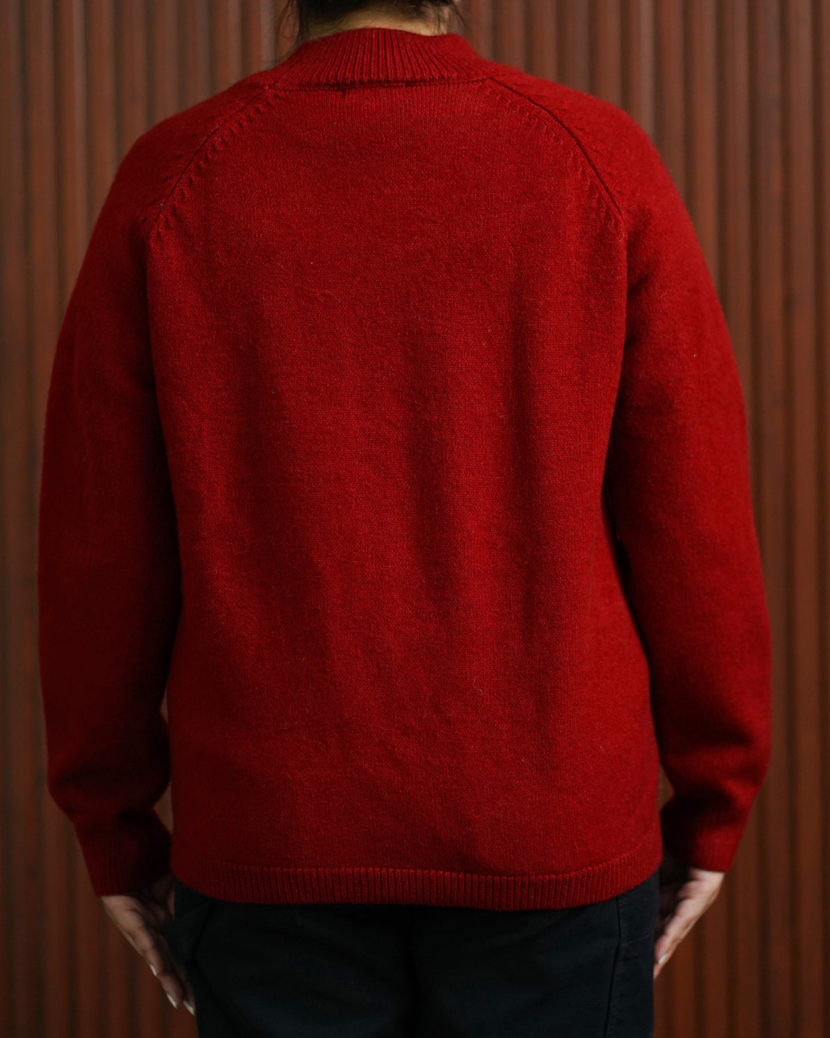 LADIES RED SWEATER