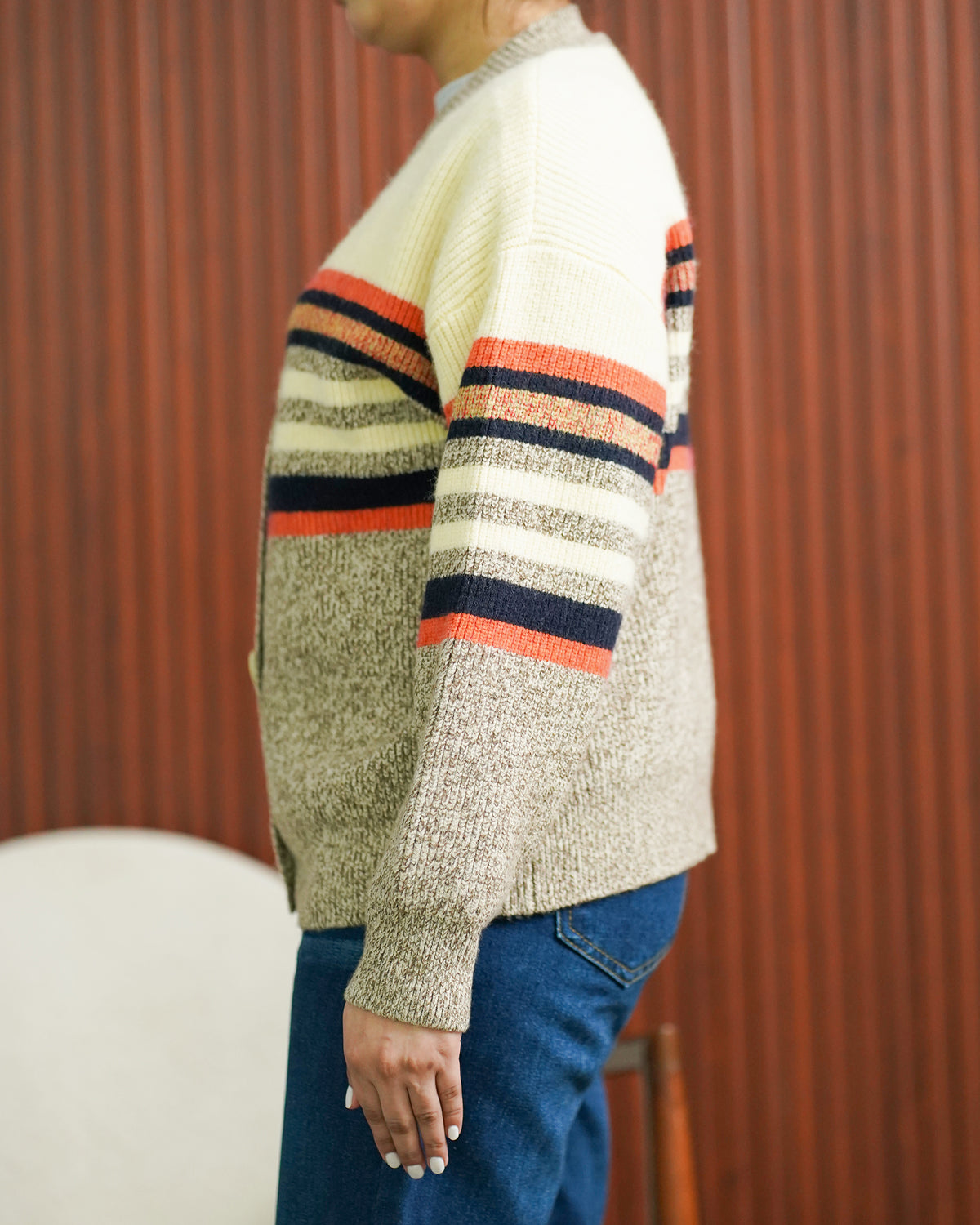 LADIES GRAY SWEATER Reality