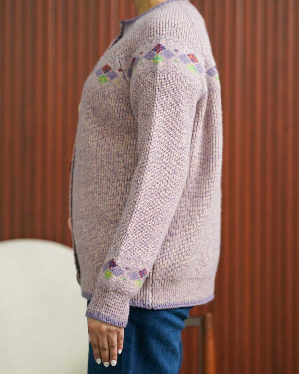 LADIES LIGHT PURPLE SWEATER Reality