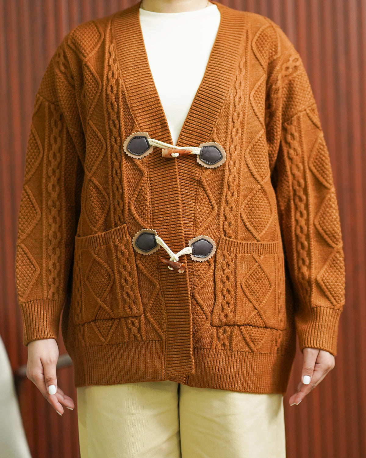 LADIES CAMEL SWEATER Reality