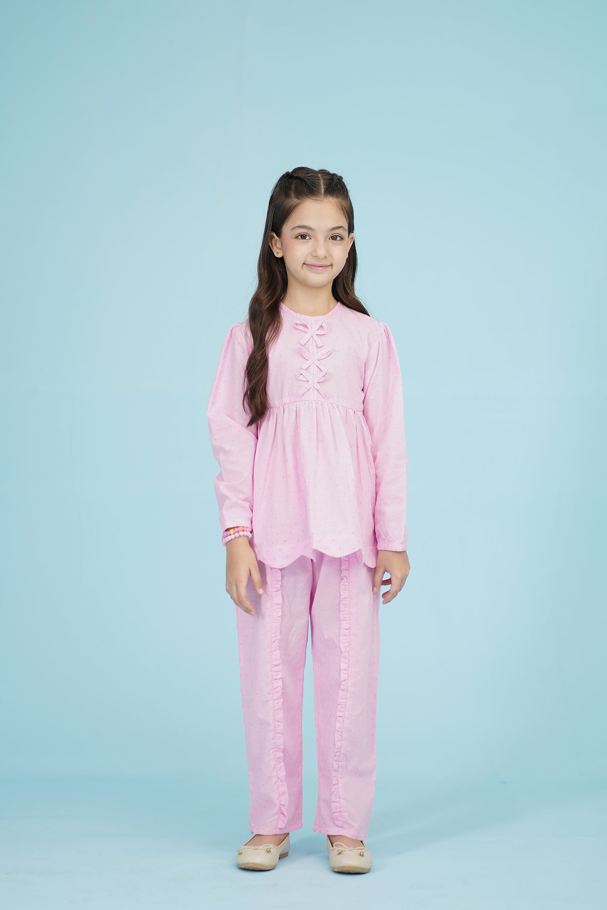 PEPLUM PINK CO-ORD SET