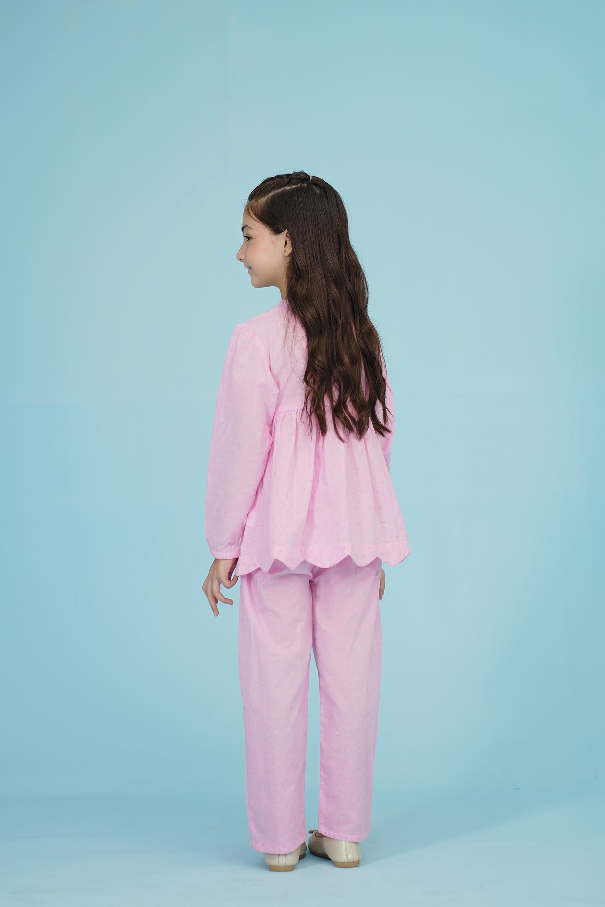 PEPLUM PINK CO-ORD SET