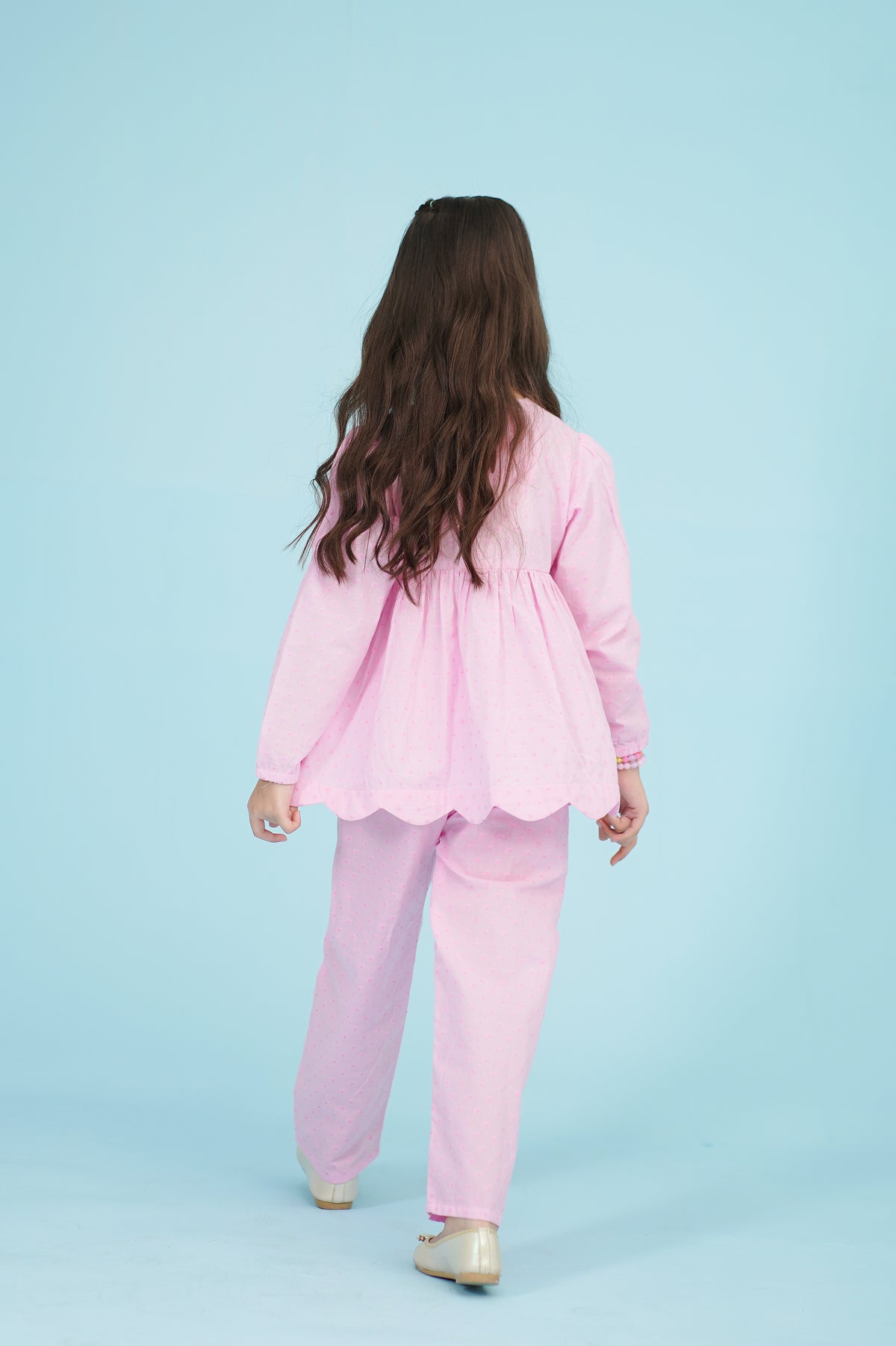 PEPLUM PINK CO-ORD SET