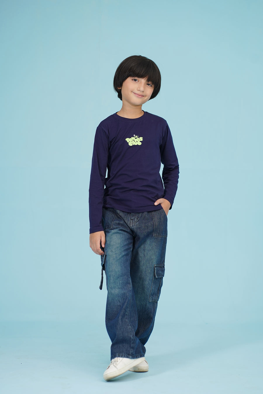 LYCRA NAVY JERSEY TEE