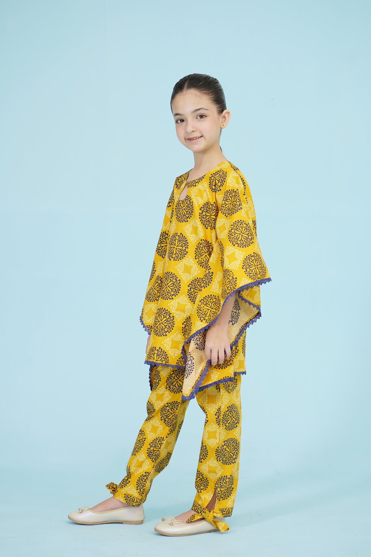 KAFTAN YELLOW CO-ORD SET Reality