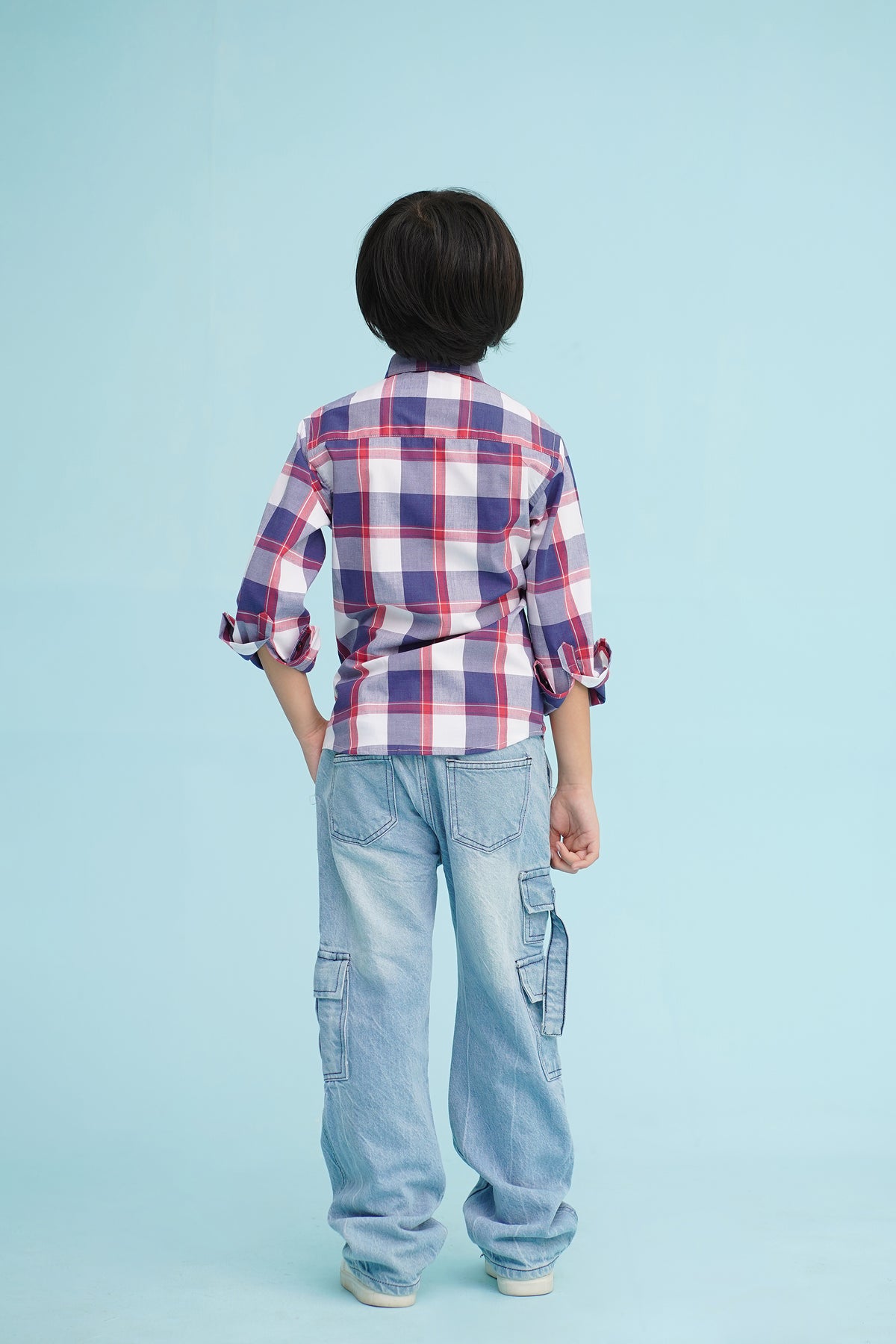 CHECKERD NAVY SHIRT Reality