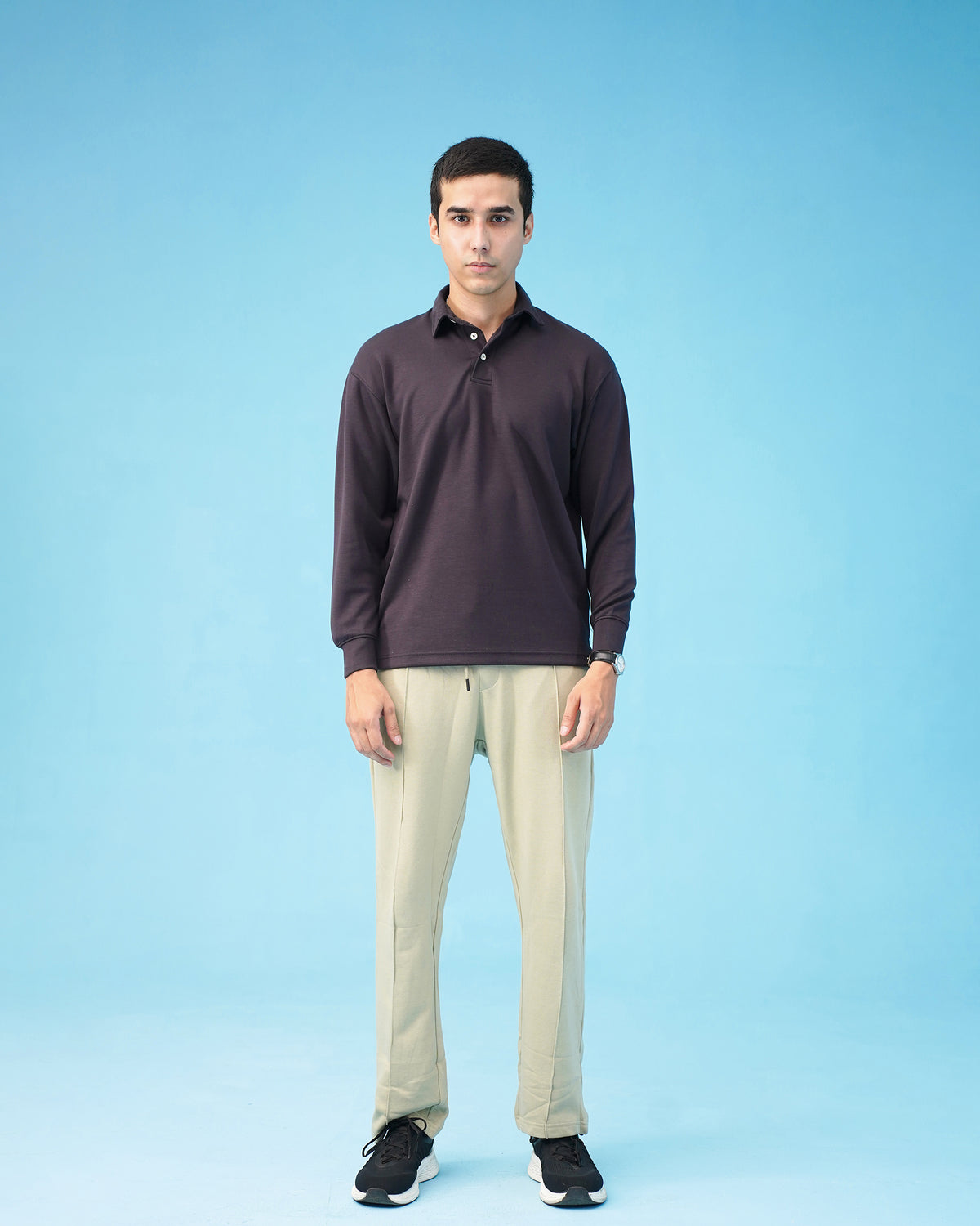 SOLID GRAY POLO