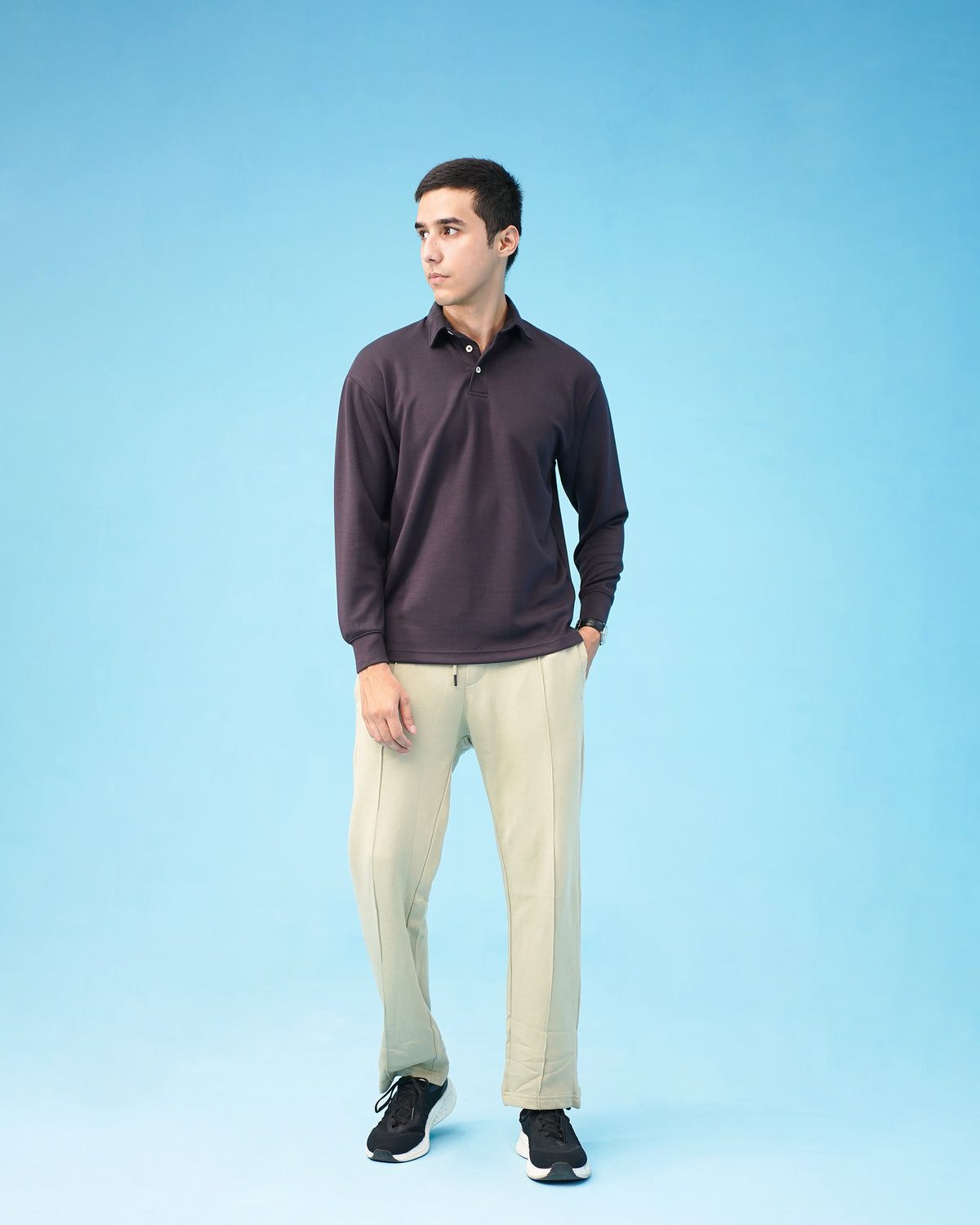 SOLID GRAY POLO