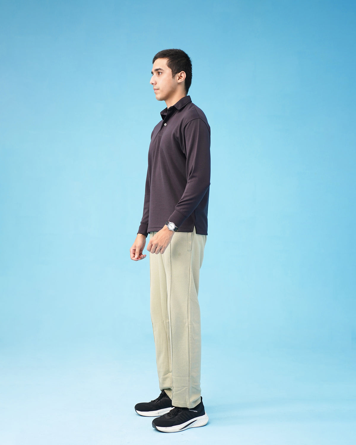 SOLID GRAY POLO