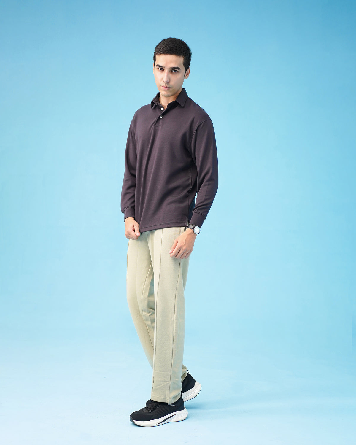 SOLID GRAY POLO
