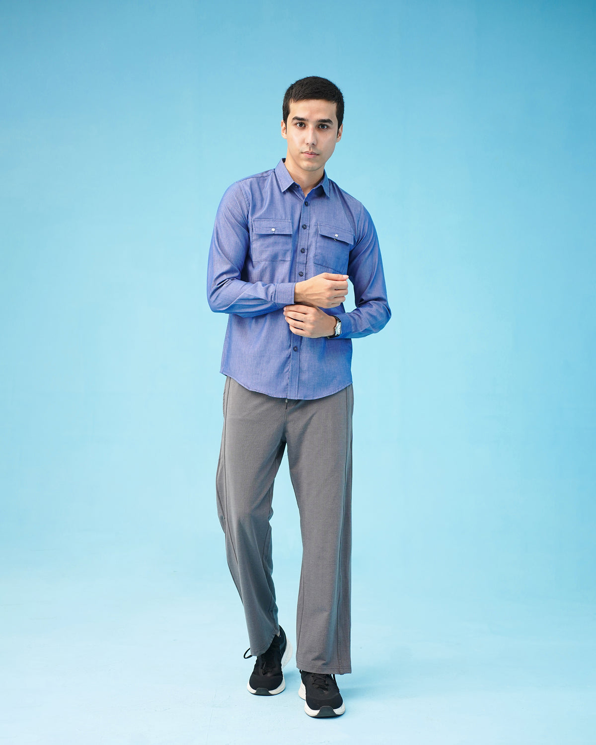 BUTTON DOWN blue SHIRT Reality
