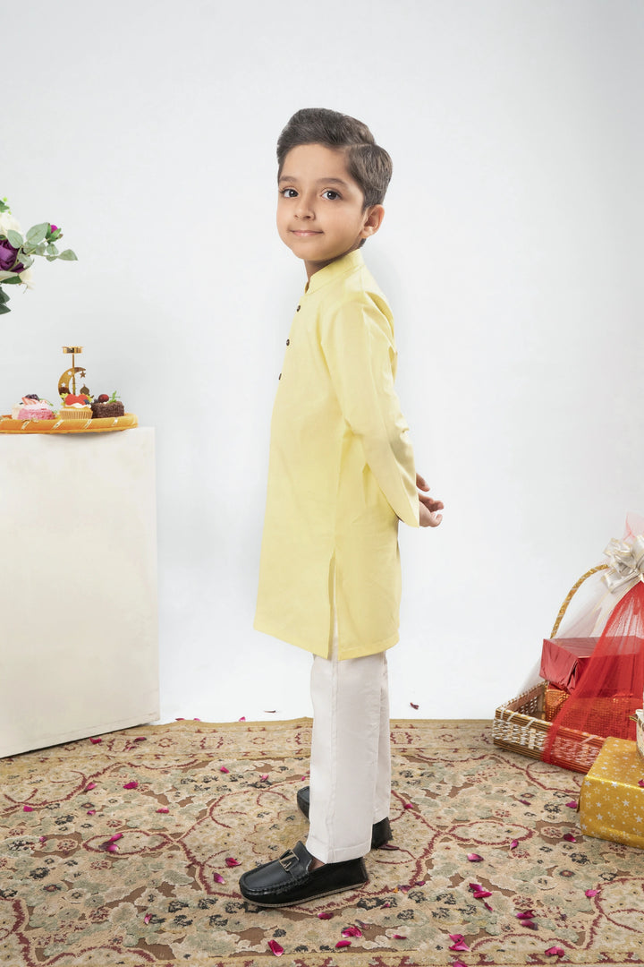 BOYS LEMON KURTA Reality