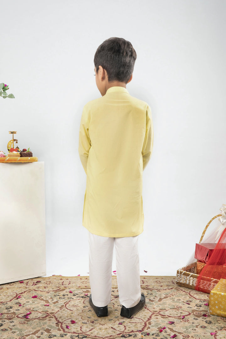 BOYS LEMON KURTA Reality