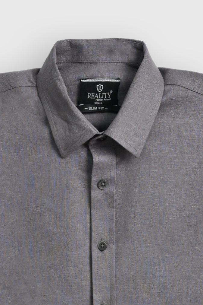 MEN PURPLE CASUAL SHIRT Reality