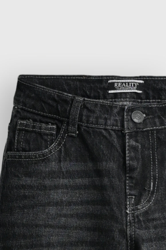 DARK GRAY LOOSE FIT DENIM Reality