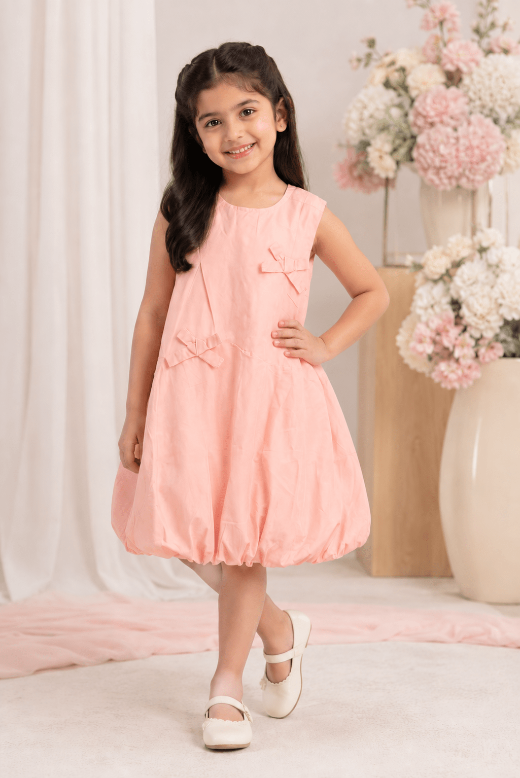 GIRLS PEACH FROCK Reality