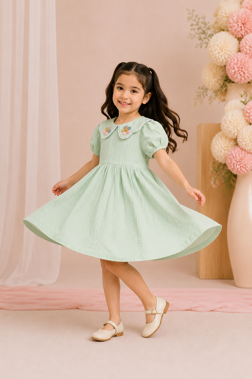 GIRLS GREEN FROCK Reality