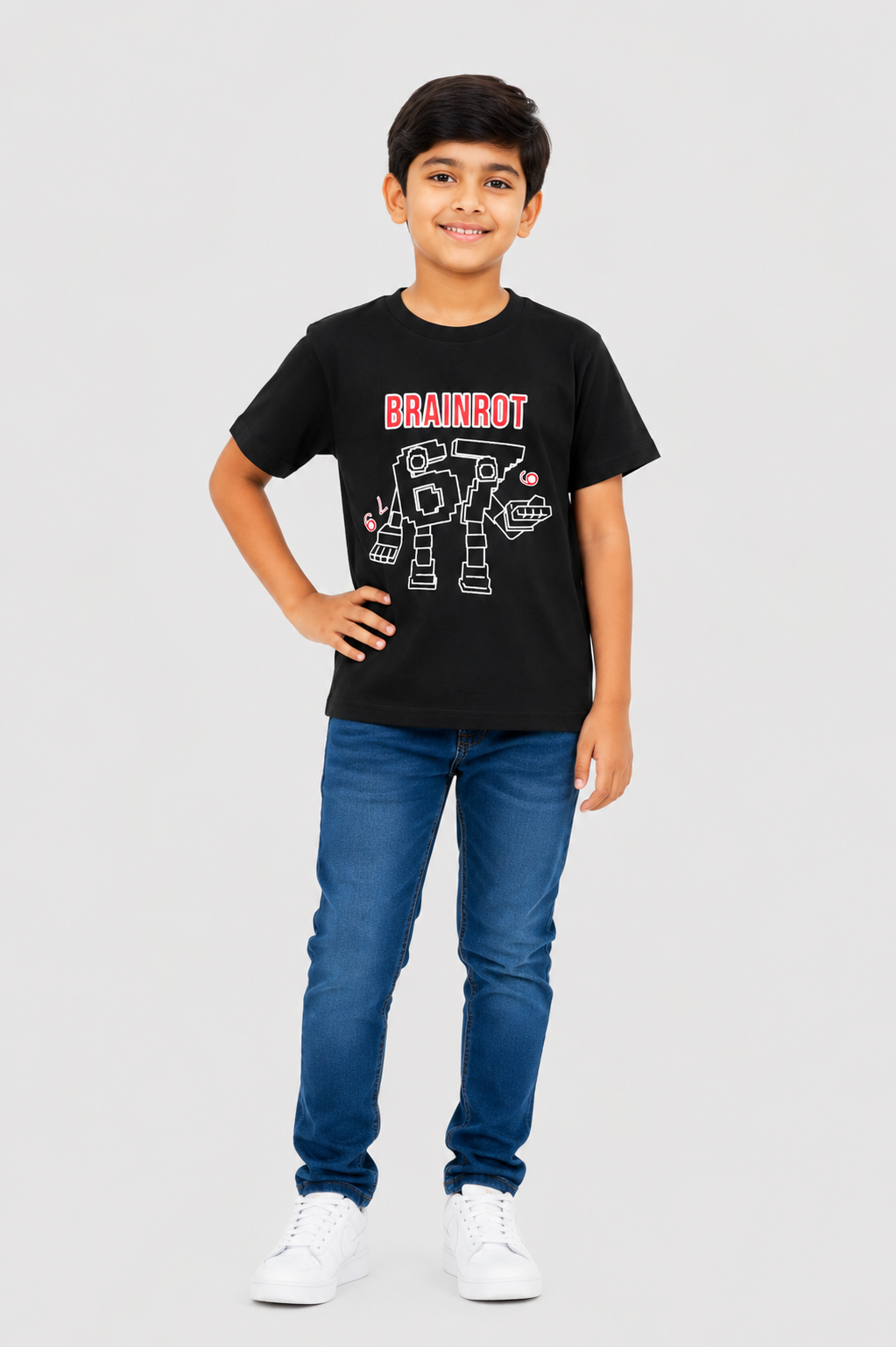Boys BLACK T-SHIRT Reality