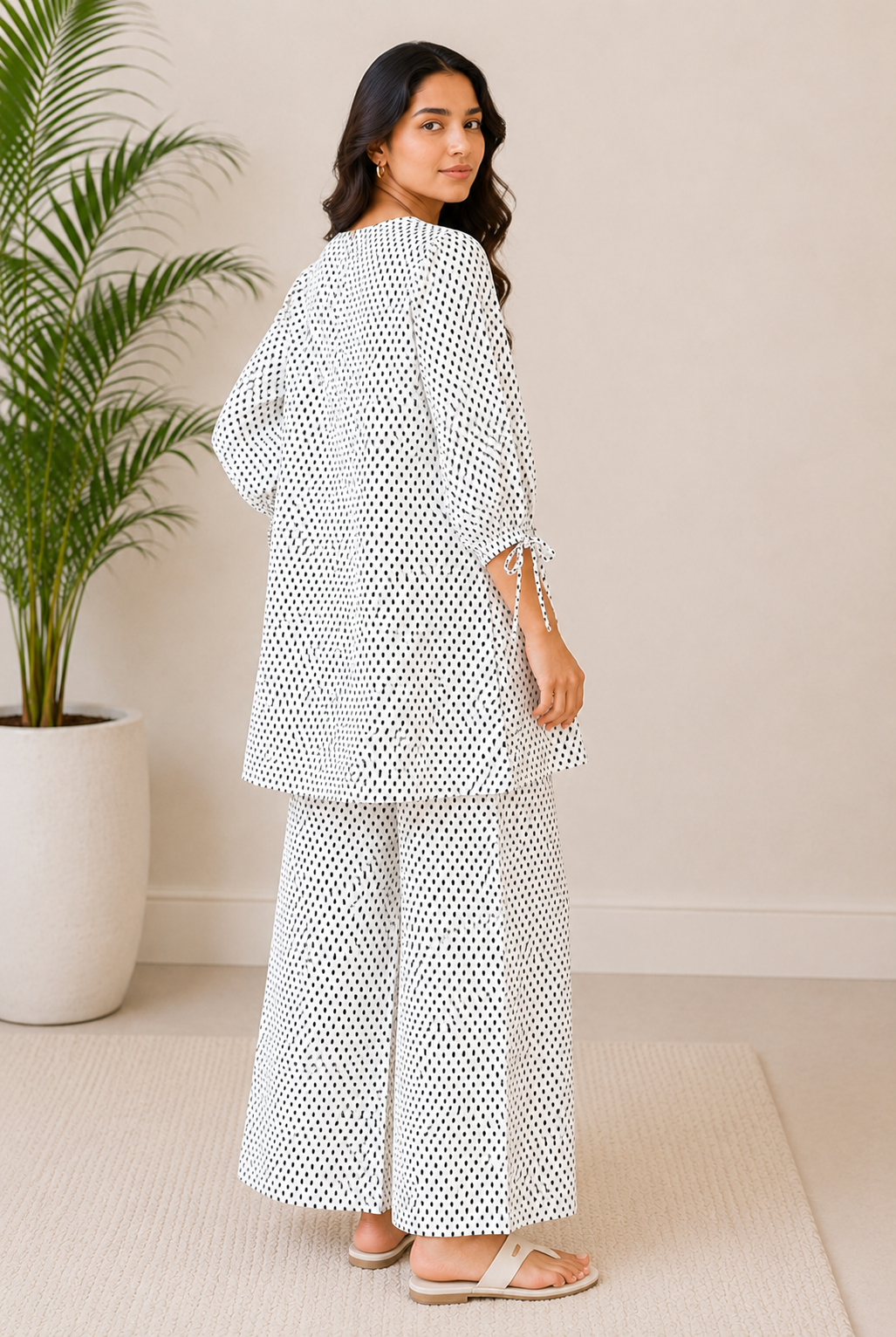 WHITE SAPPHIRE BLOSSOM CO-ORD SET Reality